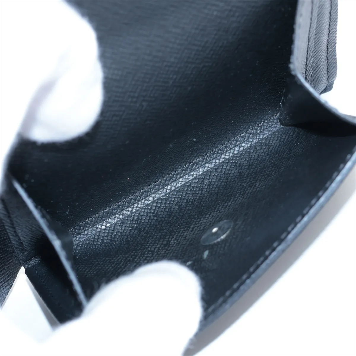 Damier Graphite Portefeuille Marco N63336 Black Compact Wallet, RFID unresponsive, serial number unknown. — view 6
