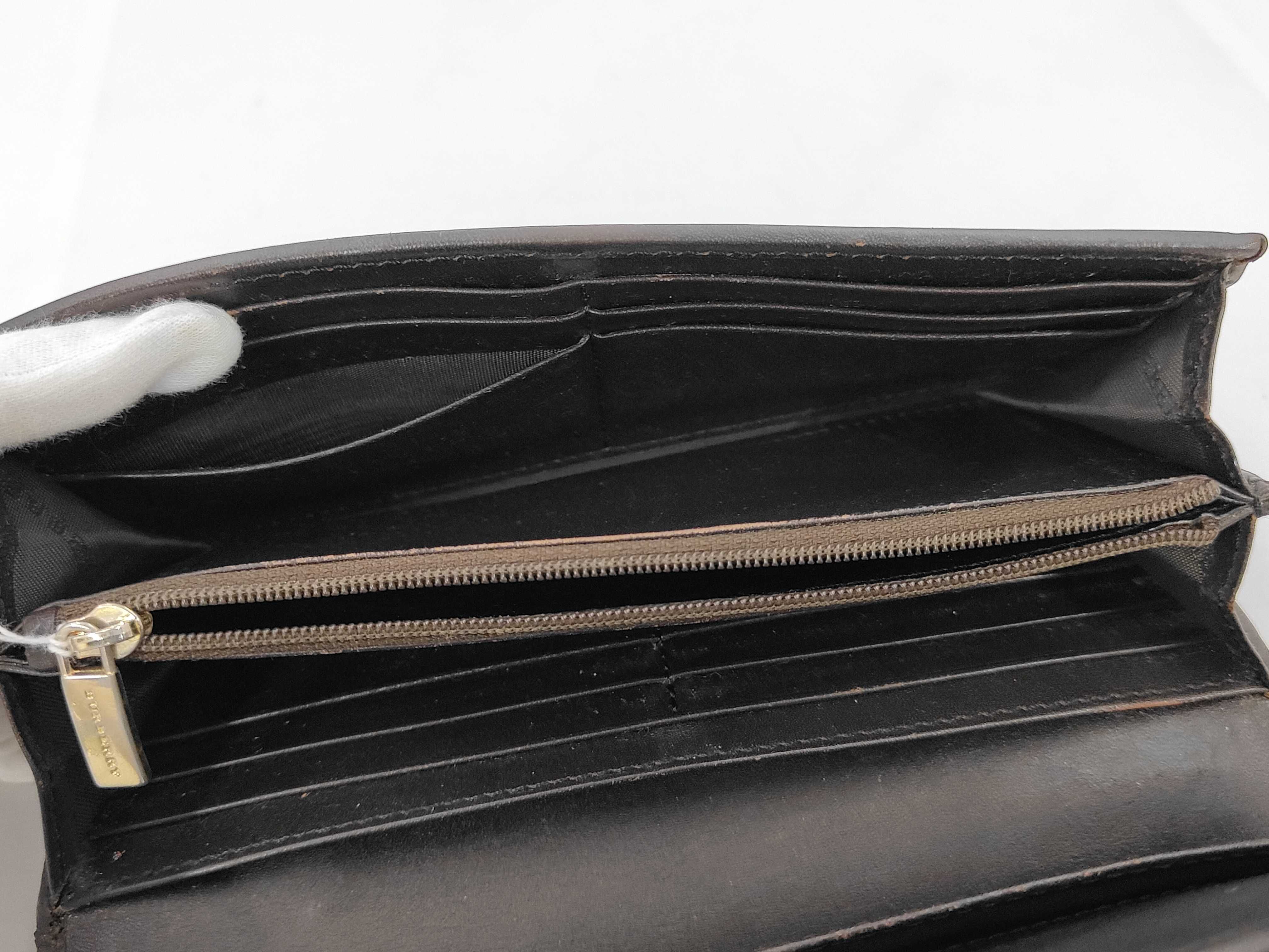 Long Wallet, Nova Check Shadow Horse Pattern, Beige — view 3