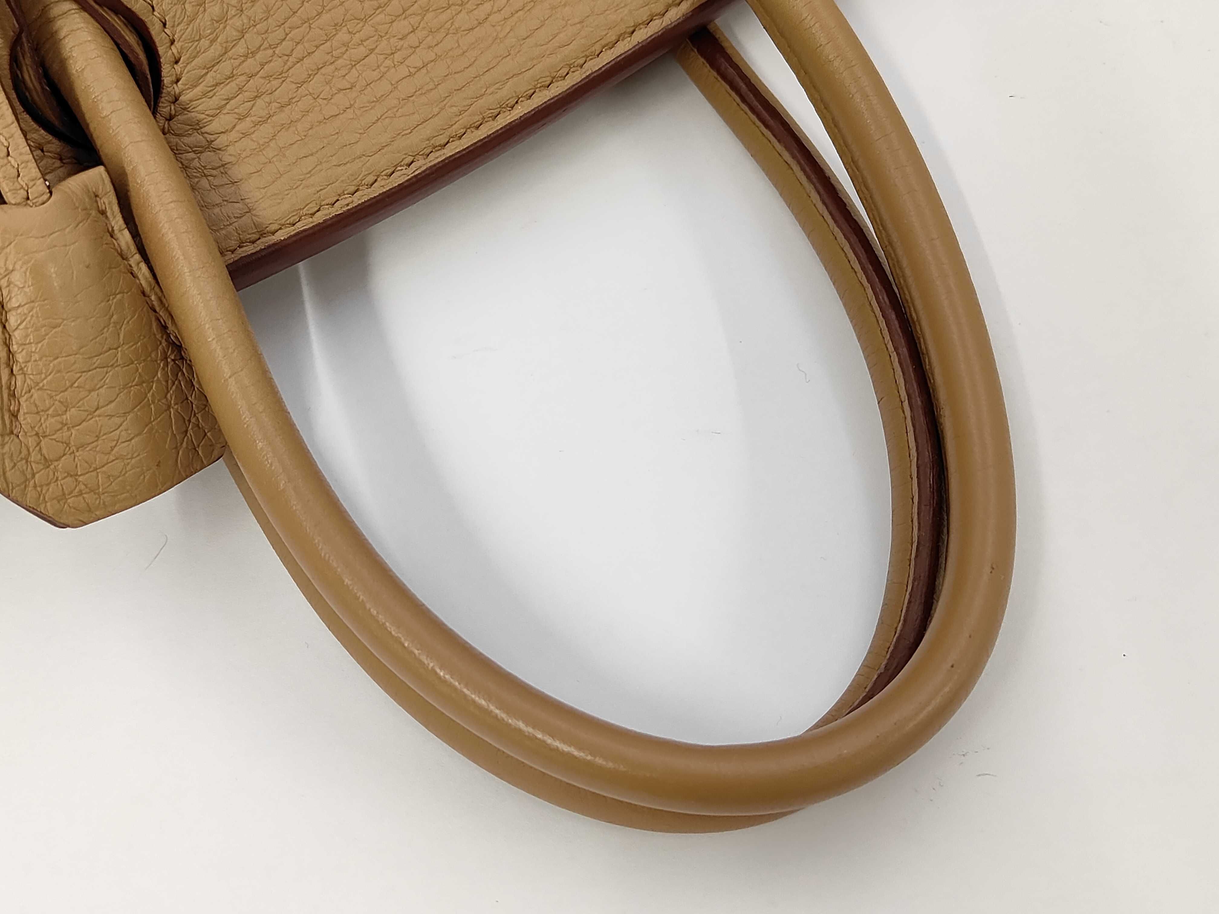 Birkin 30 Trench/Taurillon Leather/Silver Hardware/ M/Cadena Key Handbag — view 5