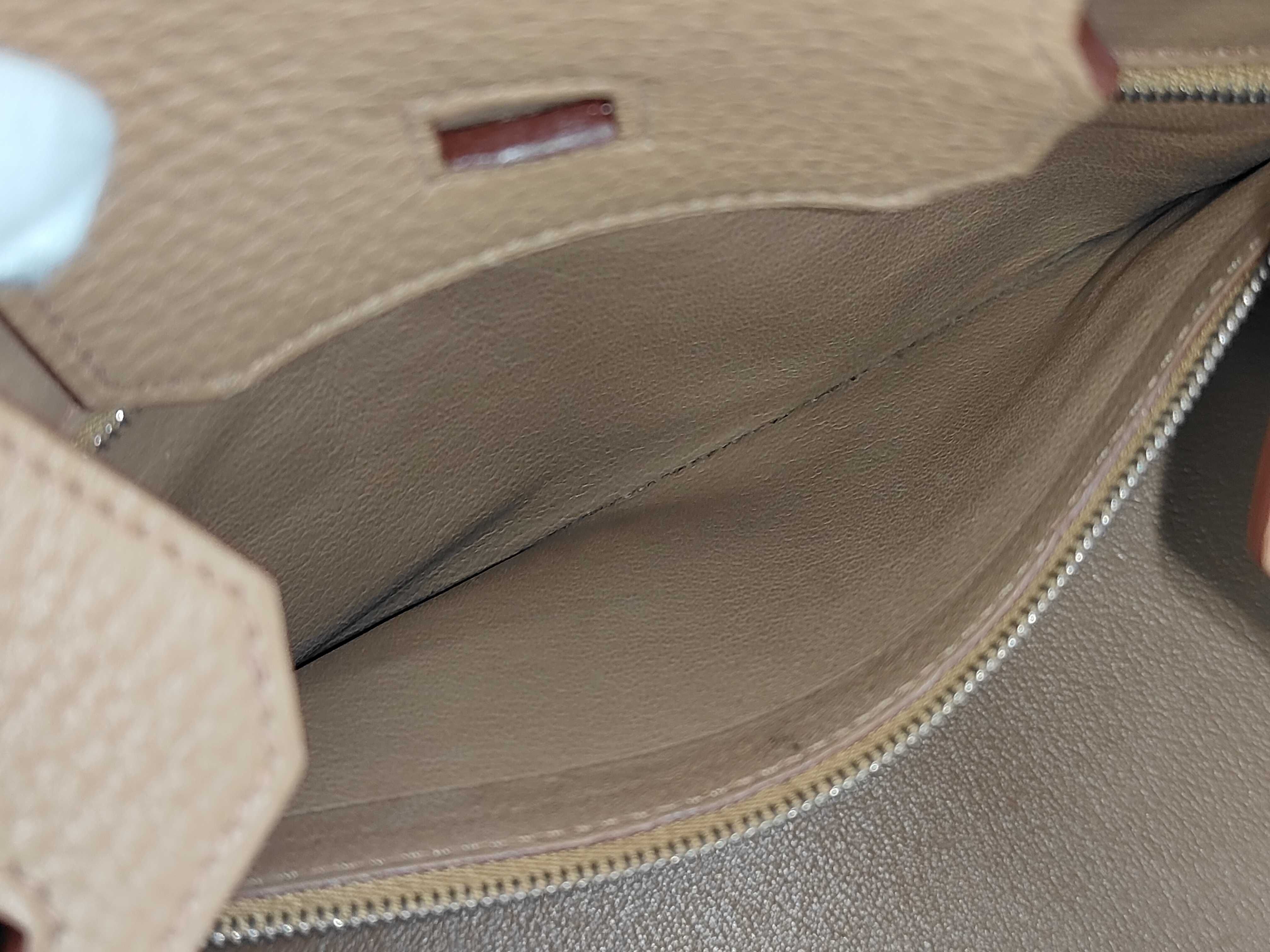 Birkin 30 Trench/Taurillon Leather/Silver Hardware/ M/Cadena Key Handbag — view 9