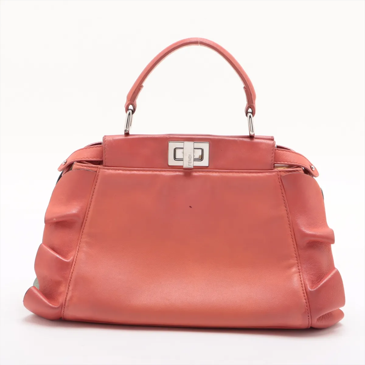 Mini Peekaboo Leather 2WAY Handbag Pink 8BN244 — view 2