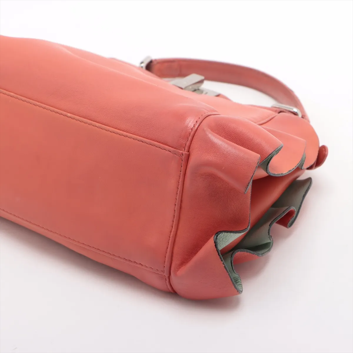 Mini Peekaboo Leather 2WAY Handbag Pink 8BN244 — view 3