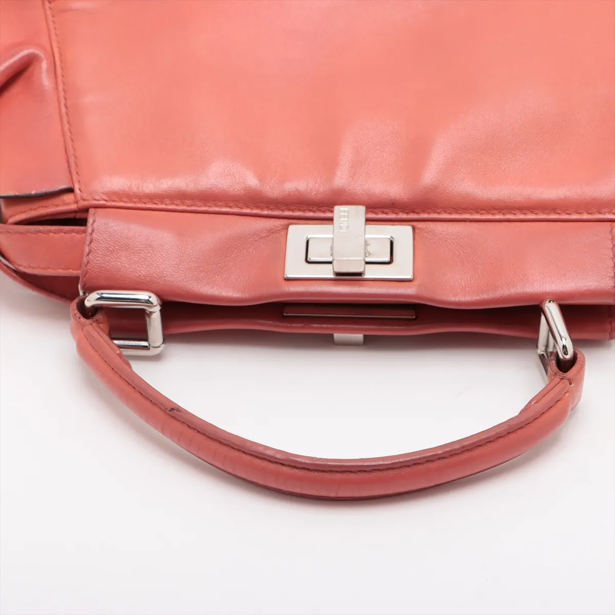 Mini Peekaboo Leather 2WAY Handbag Pink 8BN244 — view 5