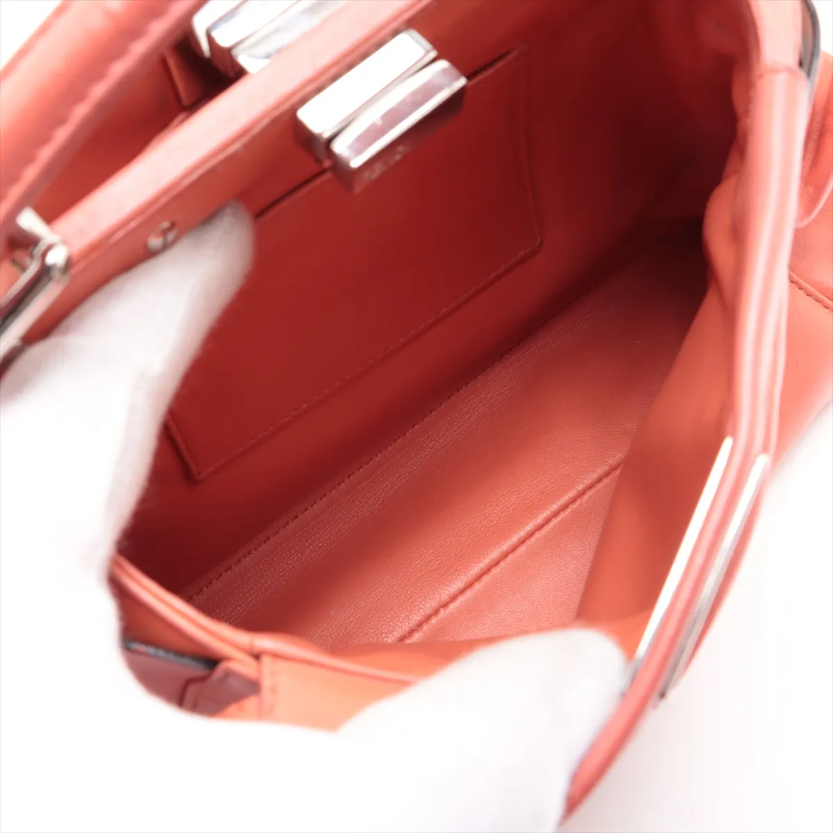 Mini Peekaboo Leather 2WAY Handbag Pink 8BN244 — view 9