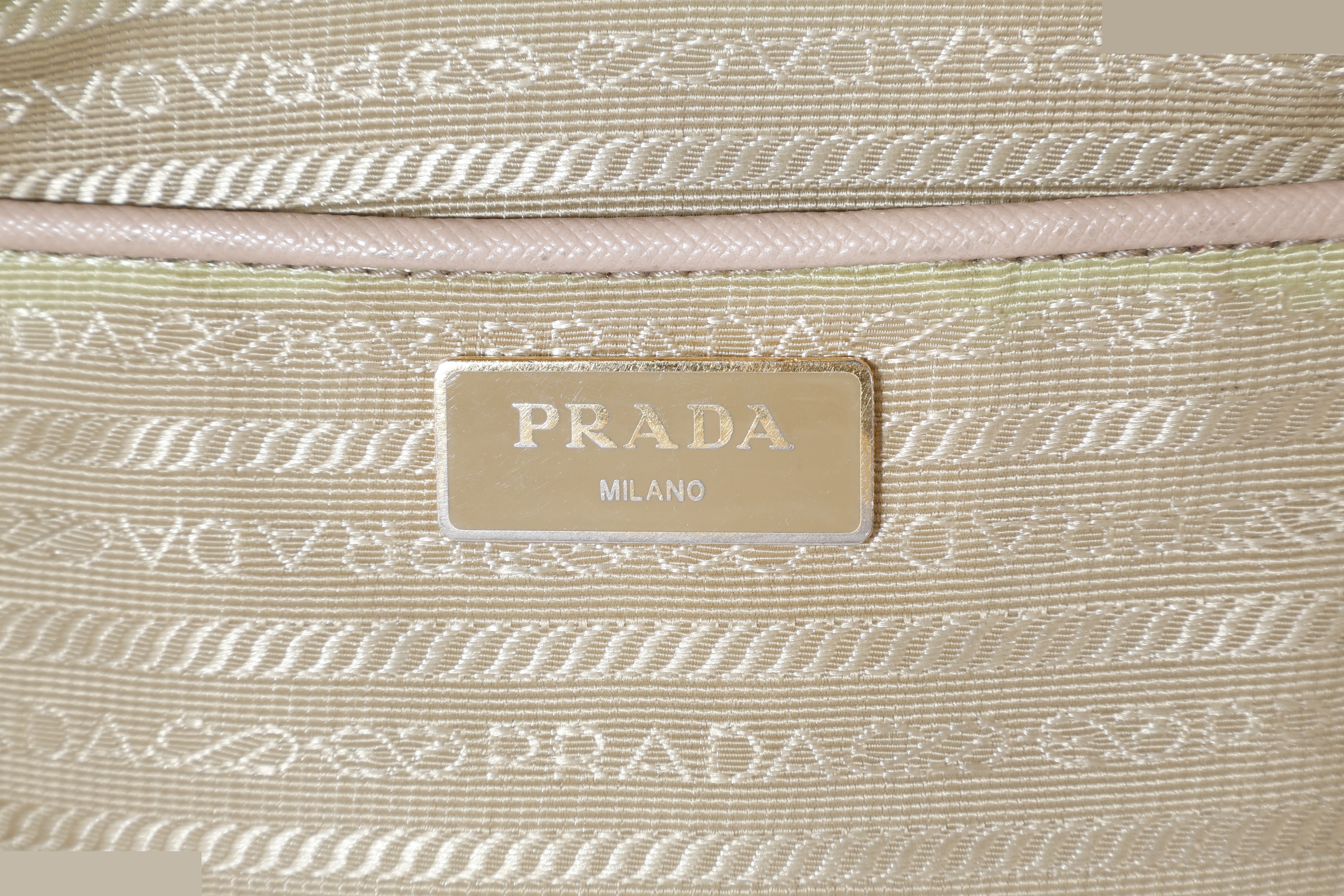 TALL TOTE BAG BEIGE SAFFIANO GHW — view 11