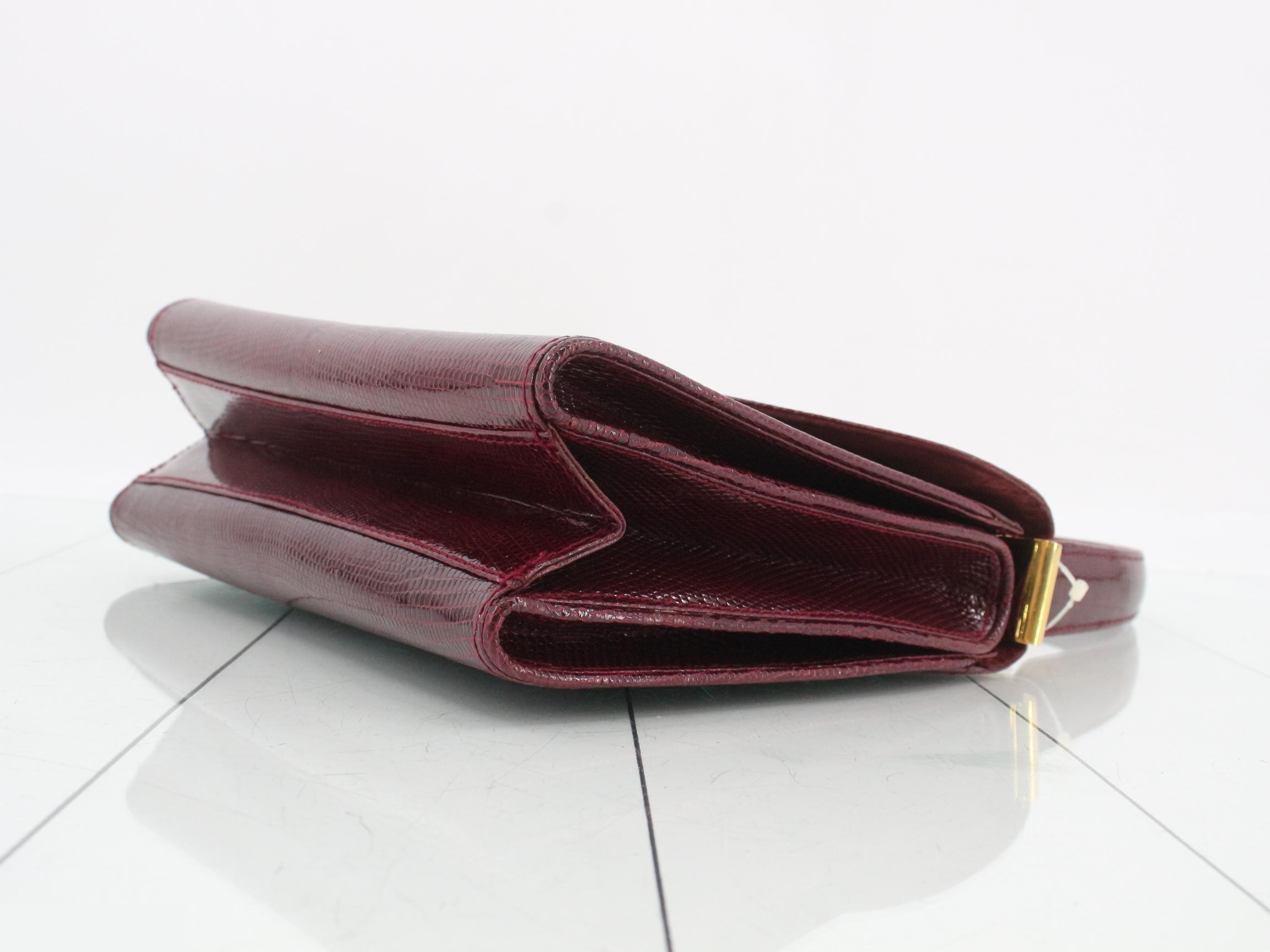 Lizard Leather Top Handle Bag — view 6