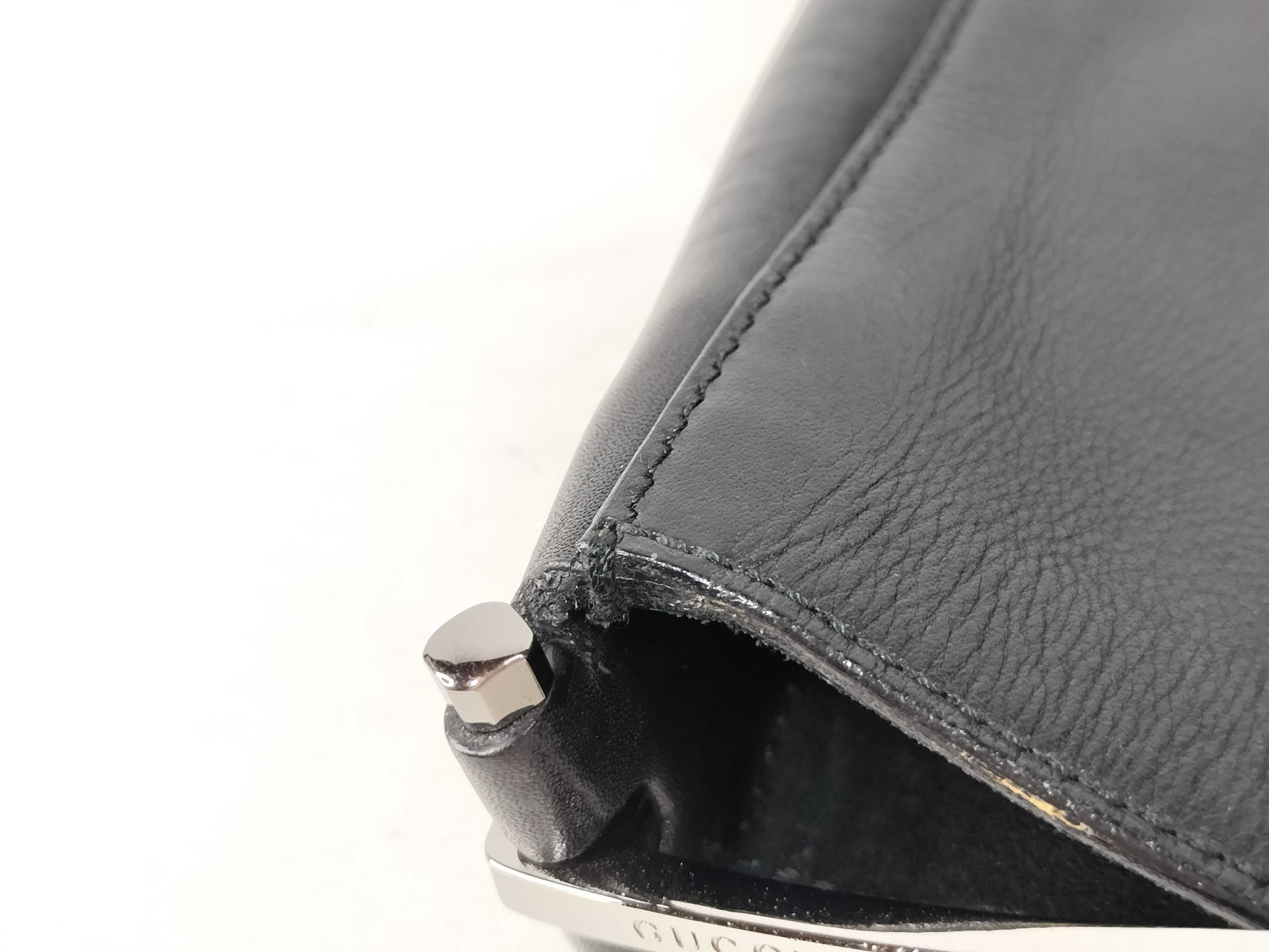 one shoulder bag leather black shoulder bag — view 12