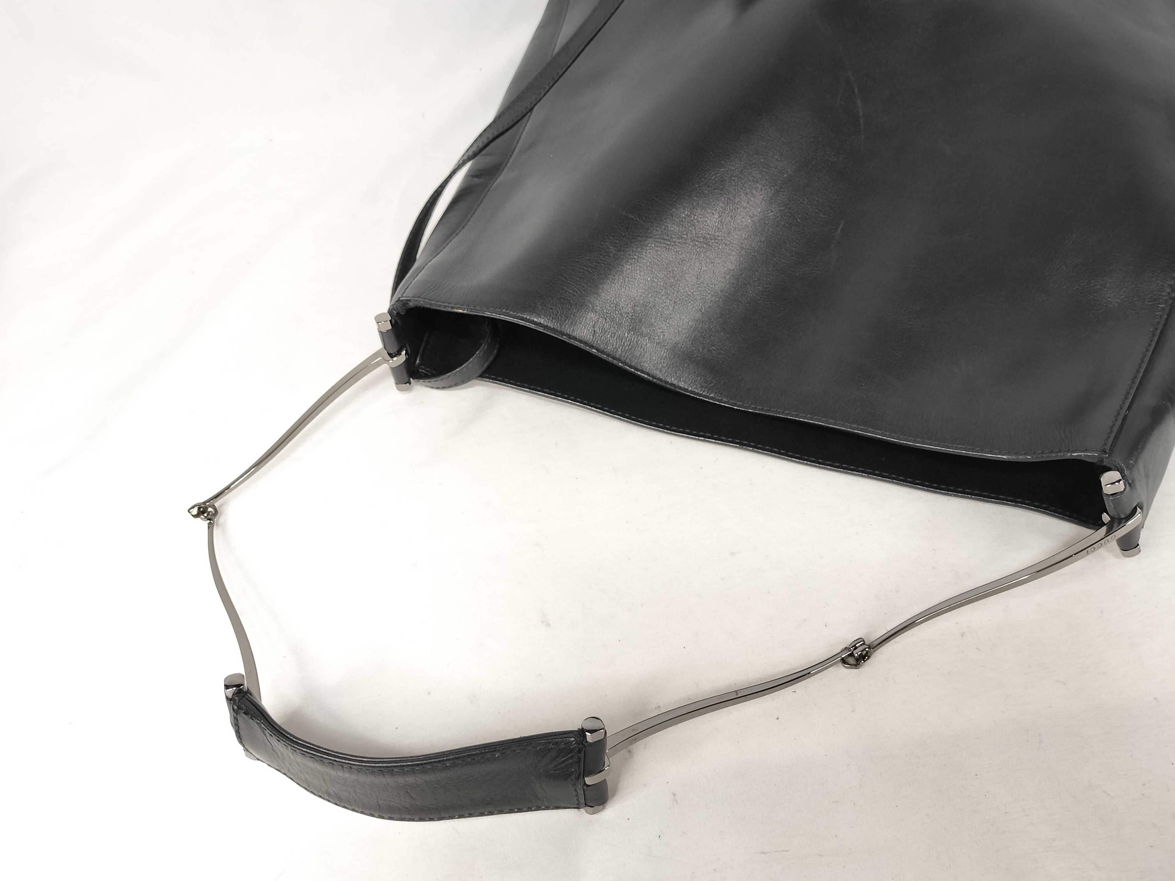one shoulder bag leather black shoulder bag — view 3
