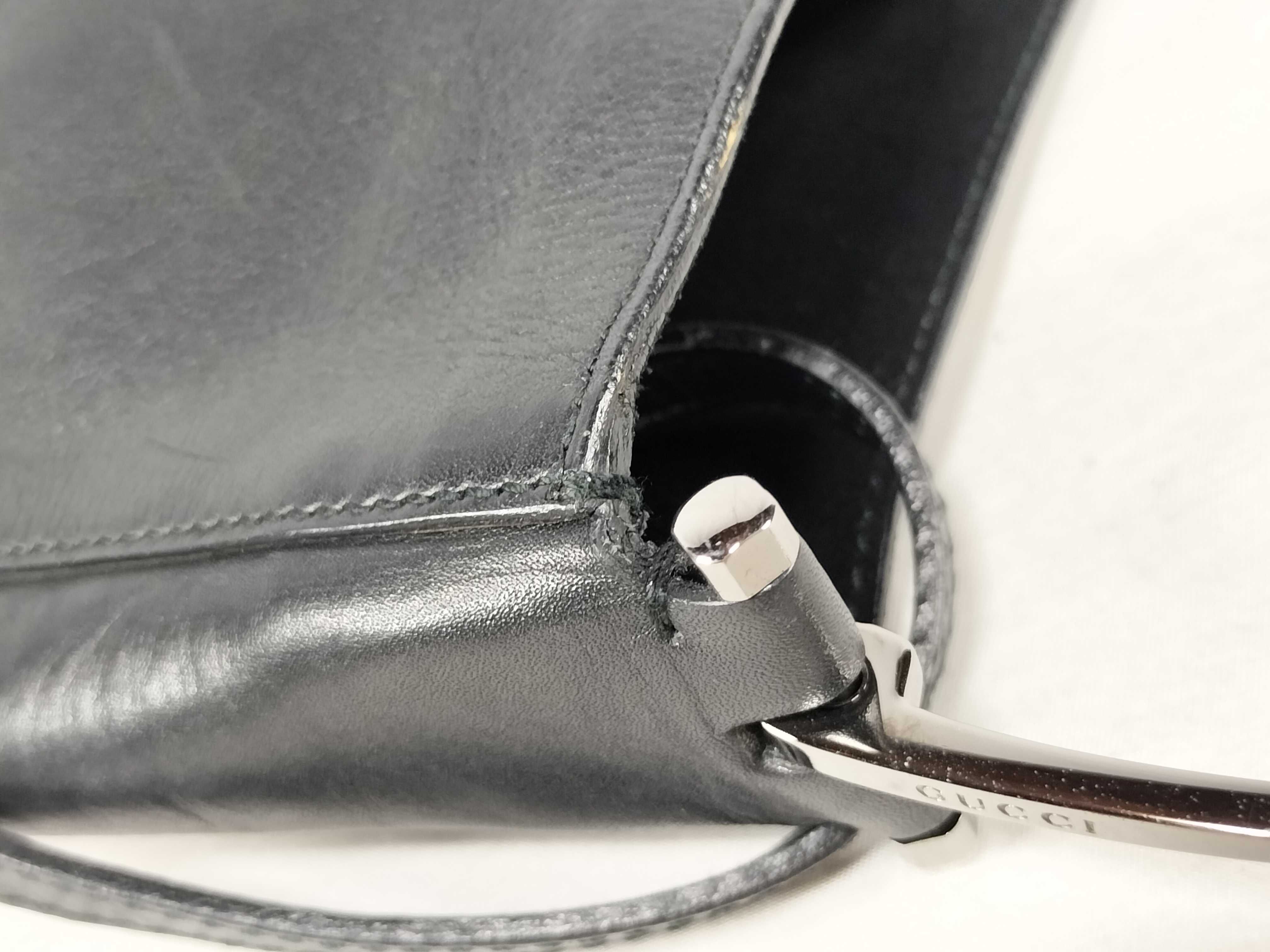 one shoulder bag leather black shoulder bag — view 5