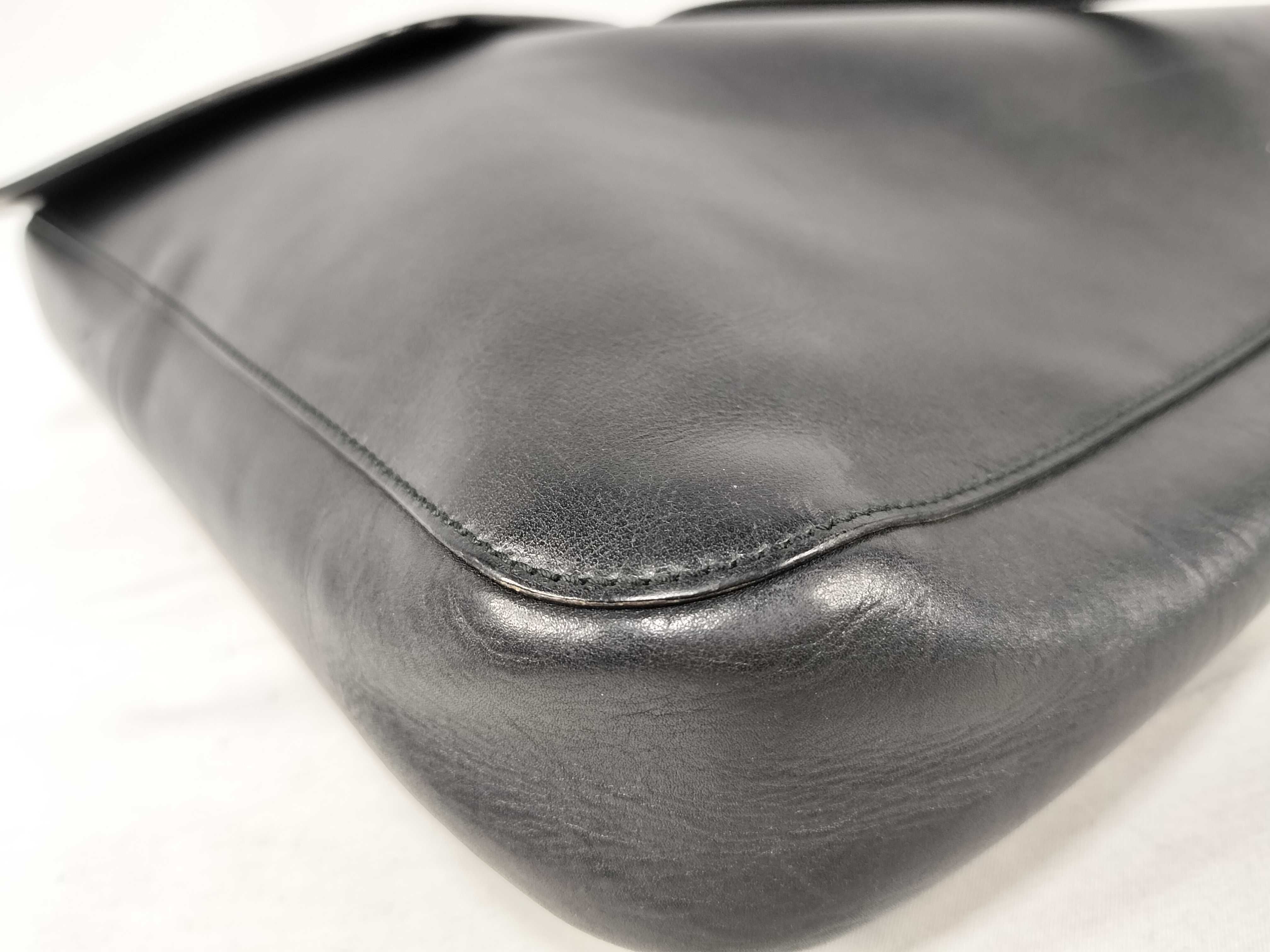 one shoulder bag leather black shoulder bag — view 6