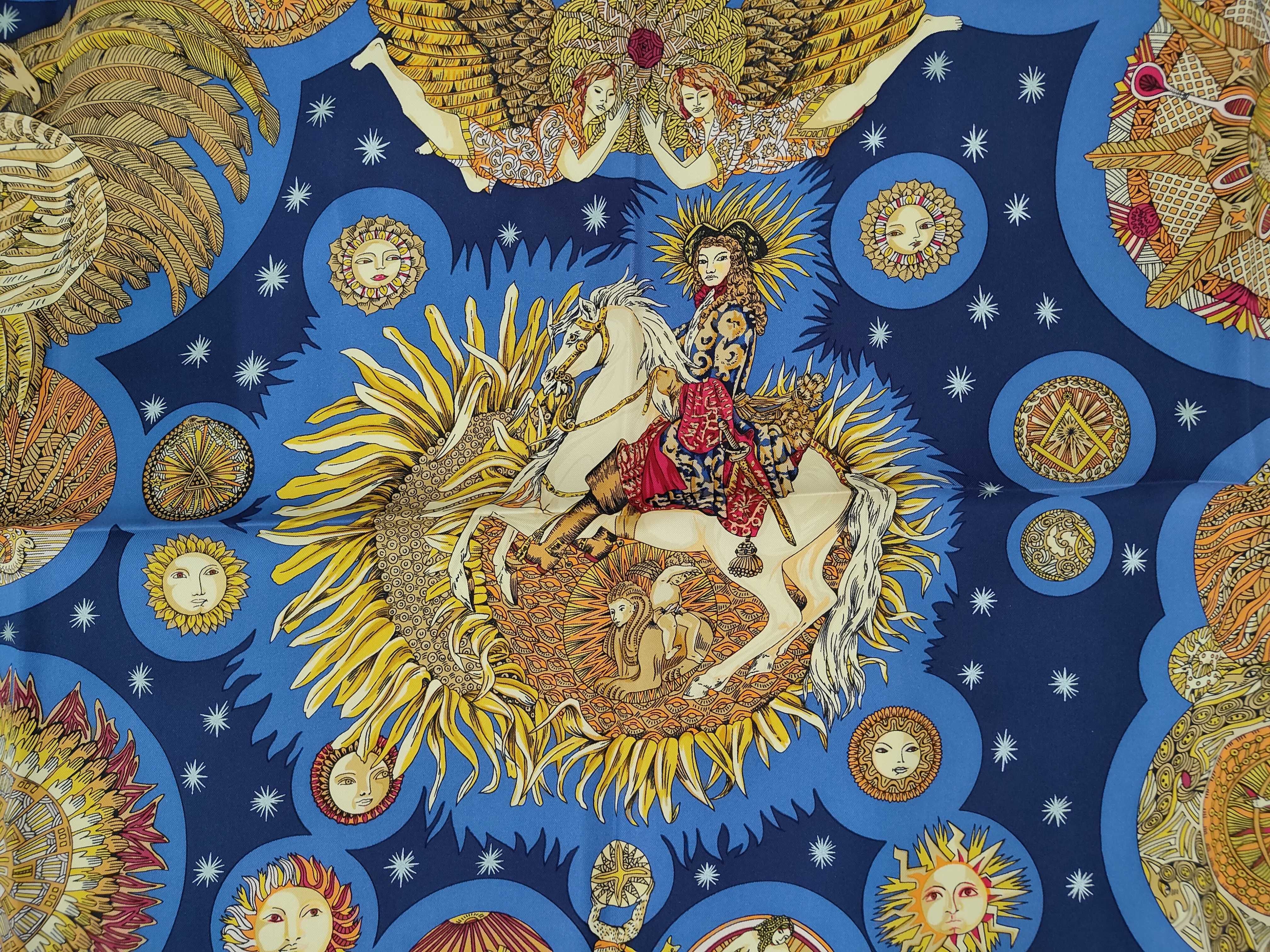 Carre LE ROY SOLEIL (Sun King) Navy Other Accessories — view 6