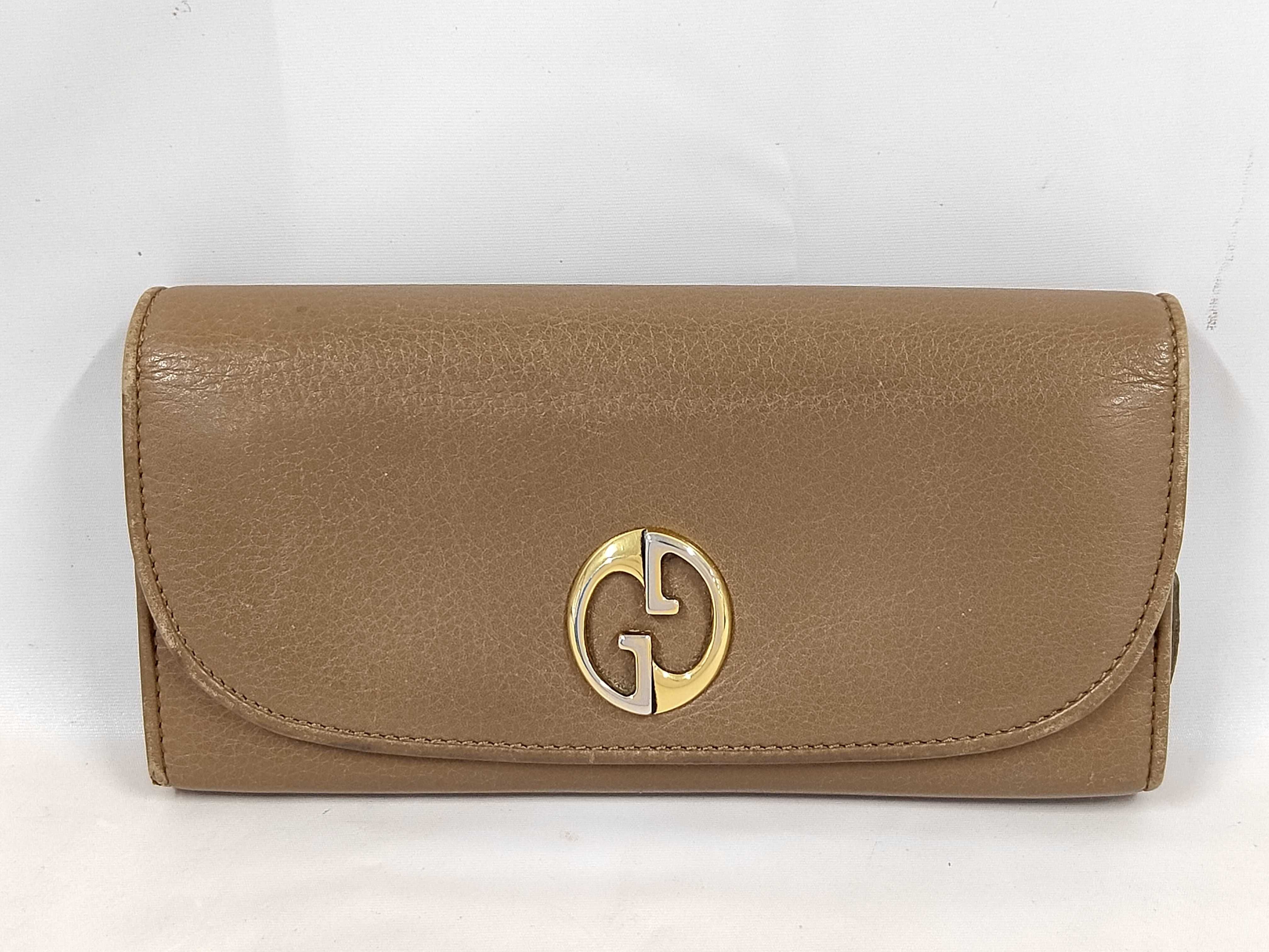 Long Wallet Leather Brown 245739 Wallet