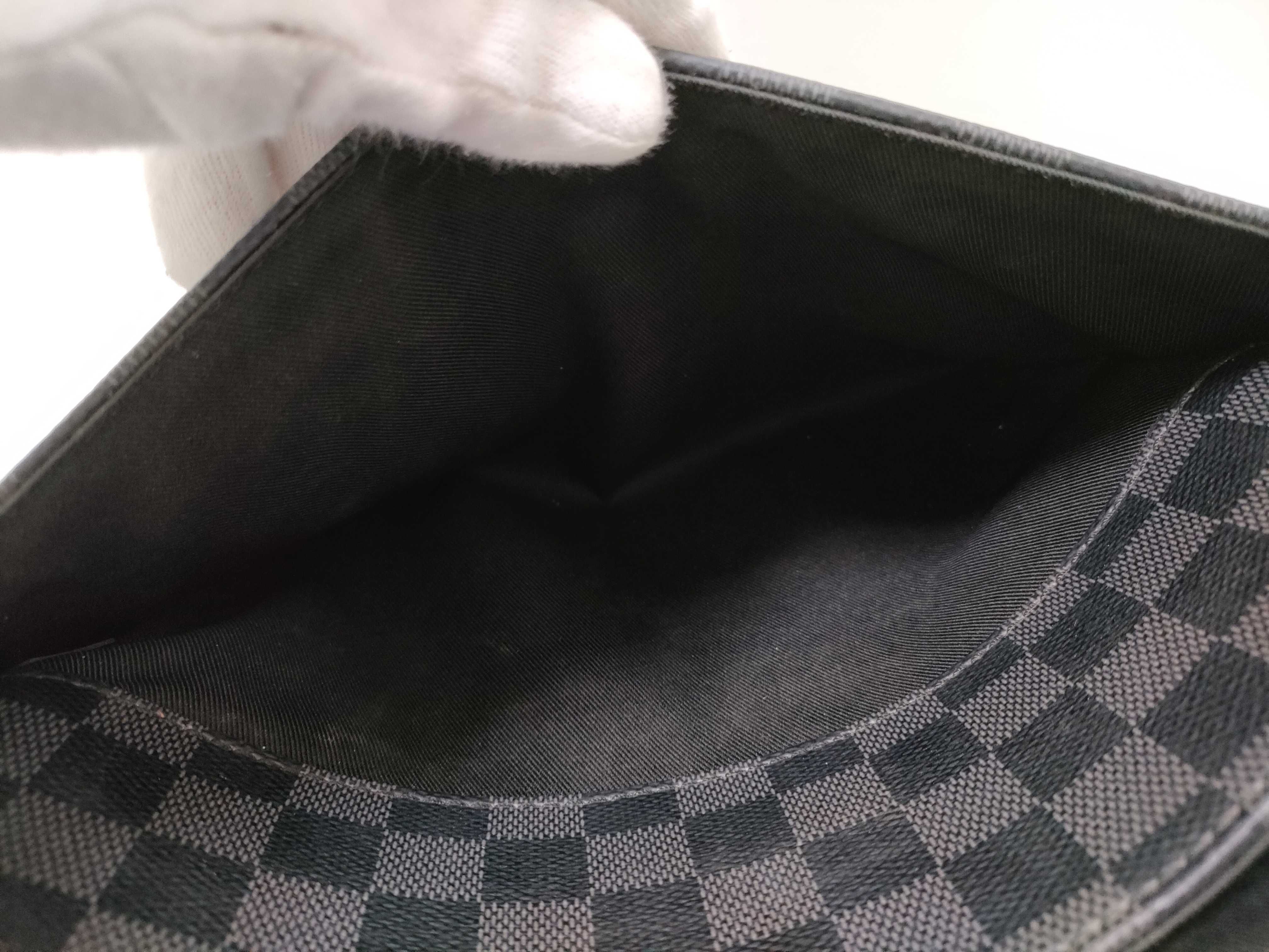 Damier Graphite TR- Damier Graphite District Bag Shoulder Bag — view 12