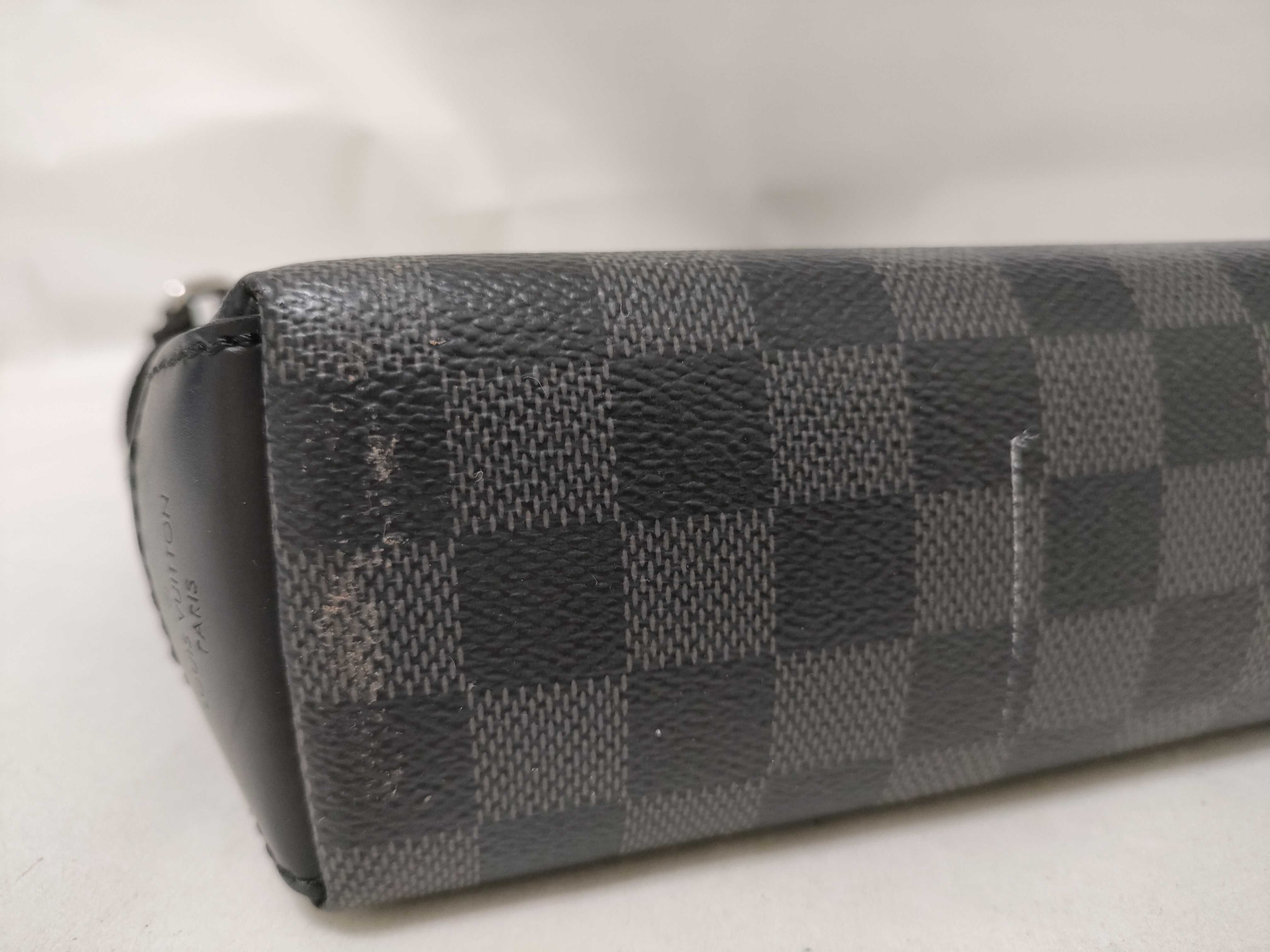 Damier Graphite TR- Damier Graphite District Bag Shoulder Bag — view 14