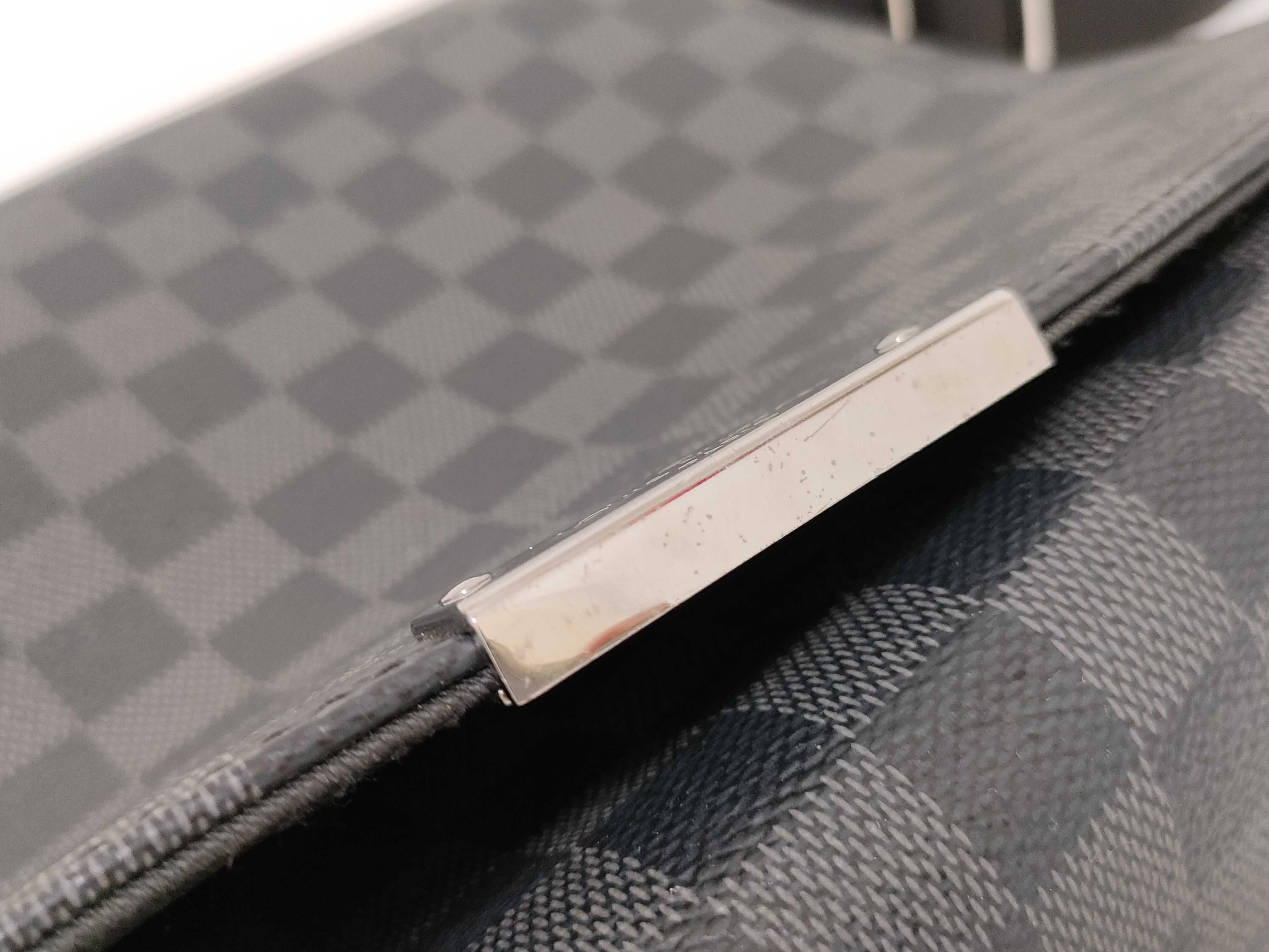 Damier Graphite TR- Damier Graphite District Bag Shoulder Bag — view 15