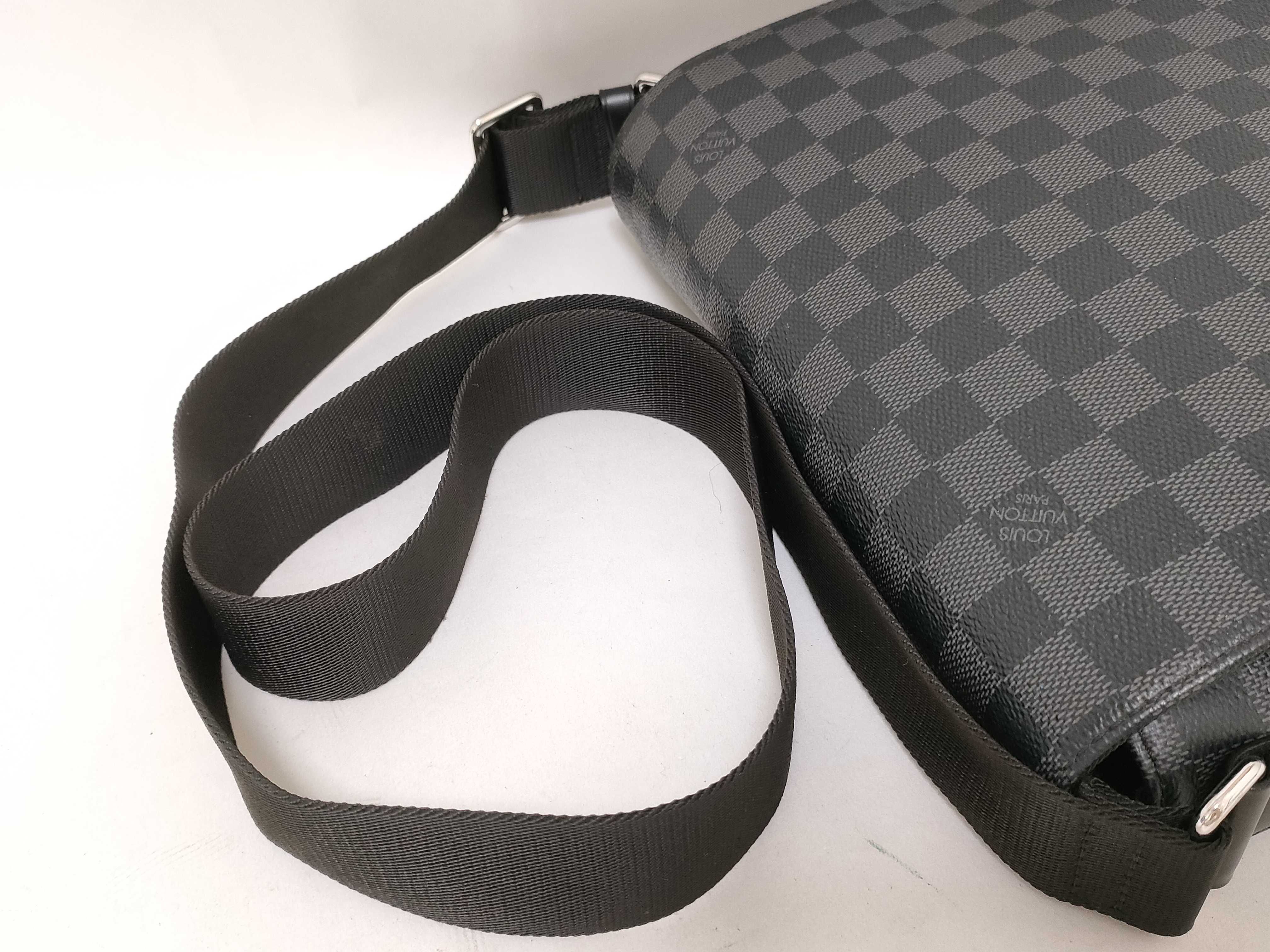 Damier Graphite TR- Damier Graphite District Bag Shoulder Bag — view 3