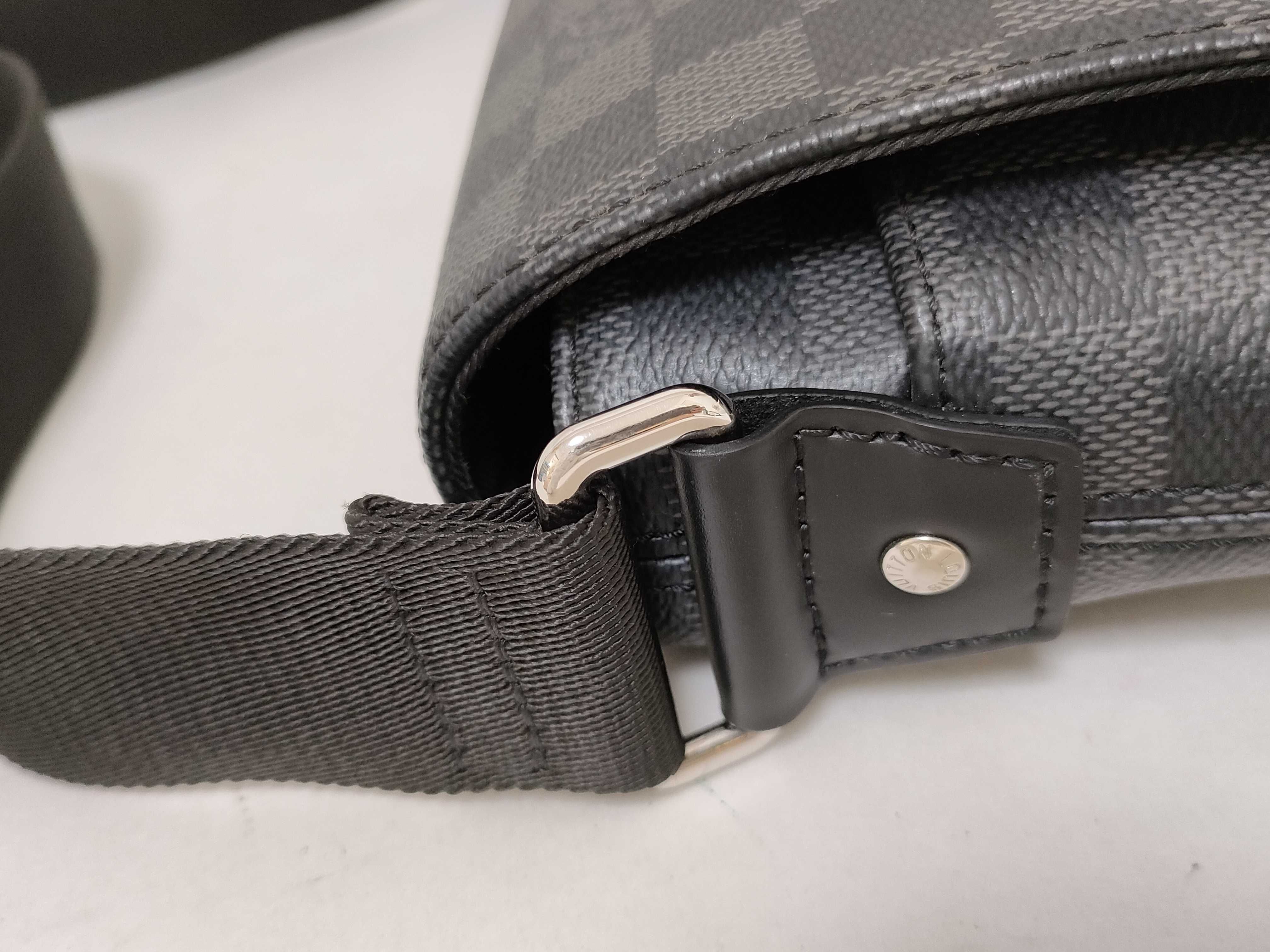 Damier Graphite TR- Damier Graphite District Bag Shoulder Bag — view 5