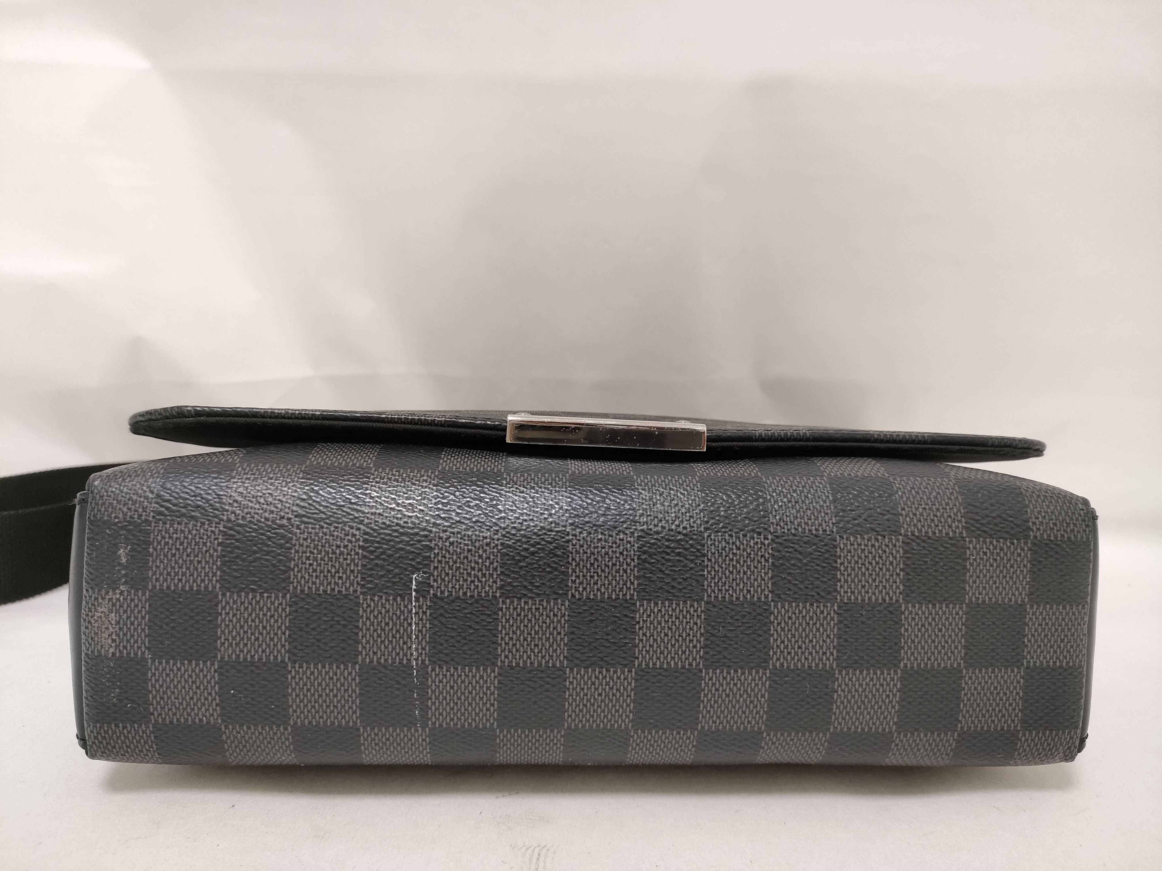 Damier Graphite TR- Damier Graphite District Bag Shoulder Bag — view 7