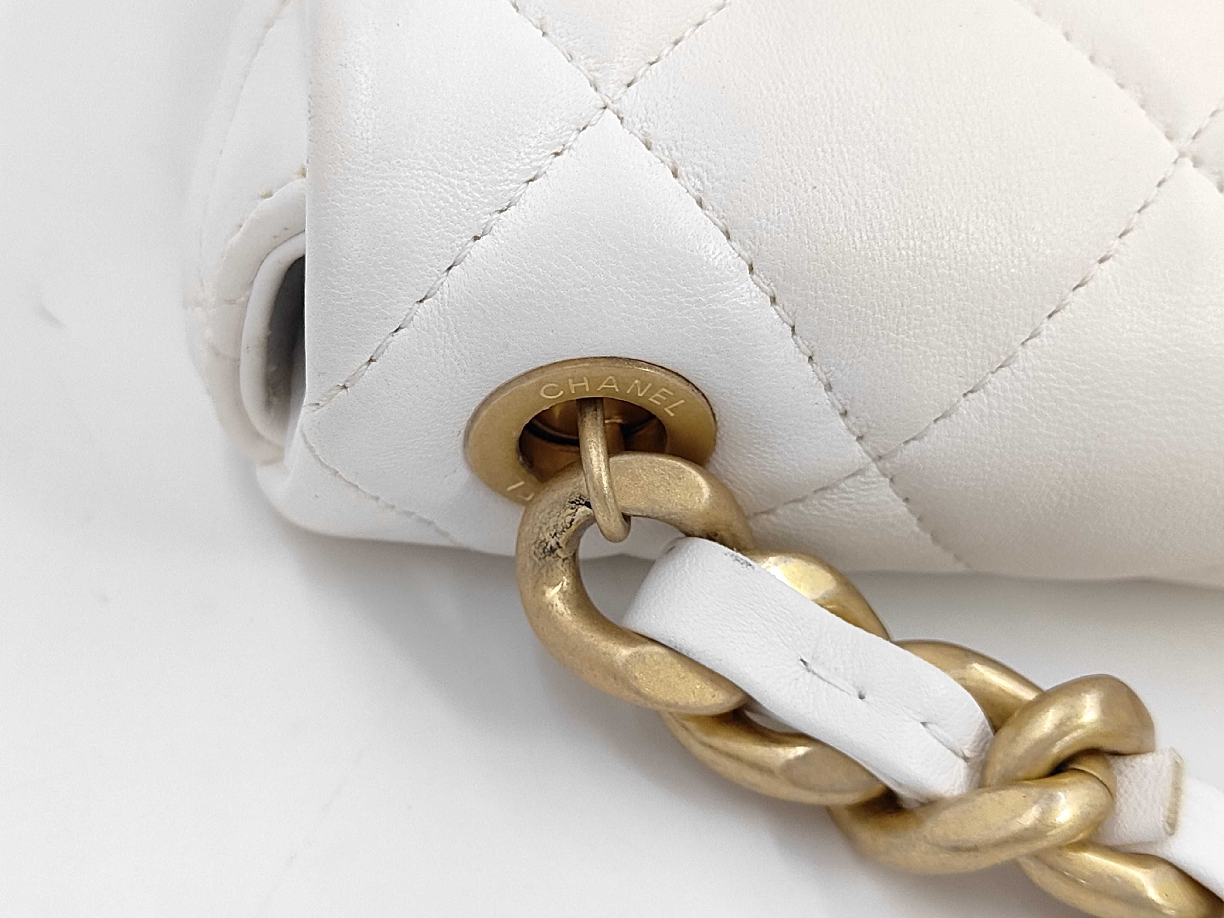 Mini Matelasse Chain Shoulder Bag White Lambskin Random AS3205 Shoulder Bag — view 6