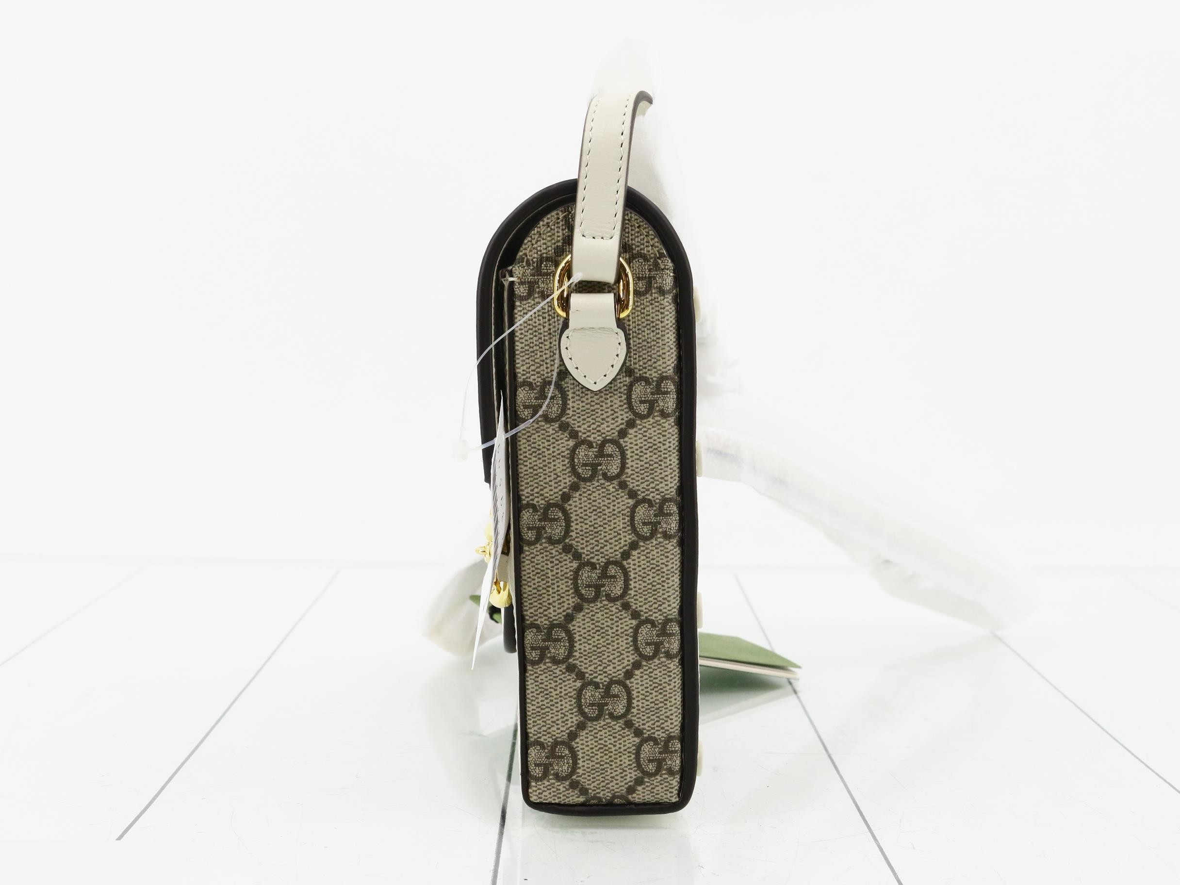 Unused GG Horsebit Shoulder Bag — view 3