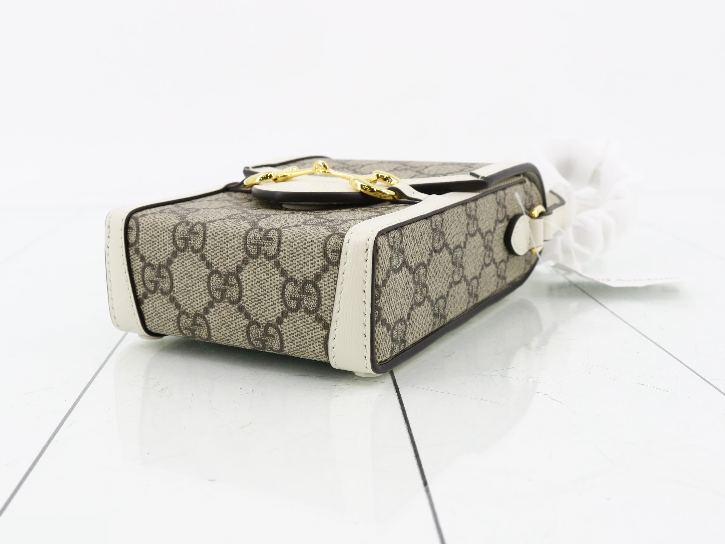 Unused GG Horsebit Shoulder Bag — view 6