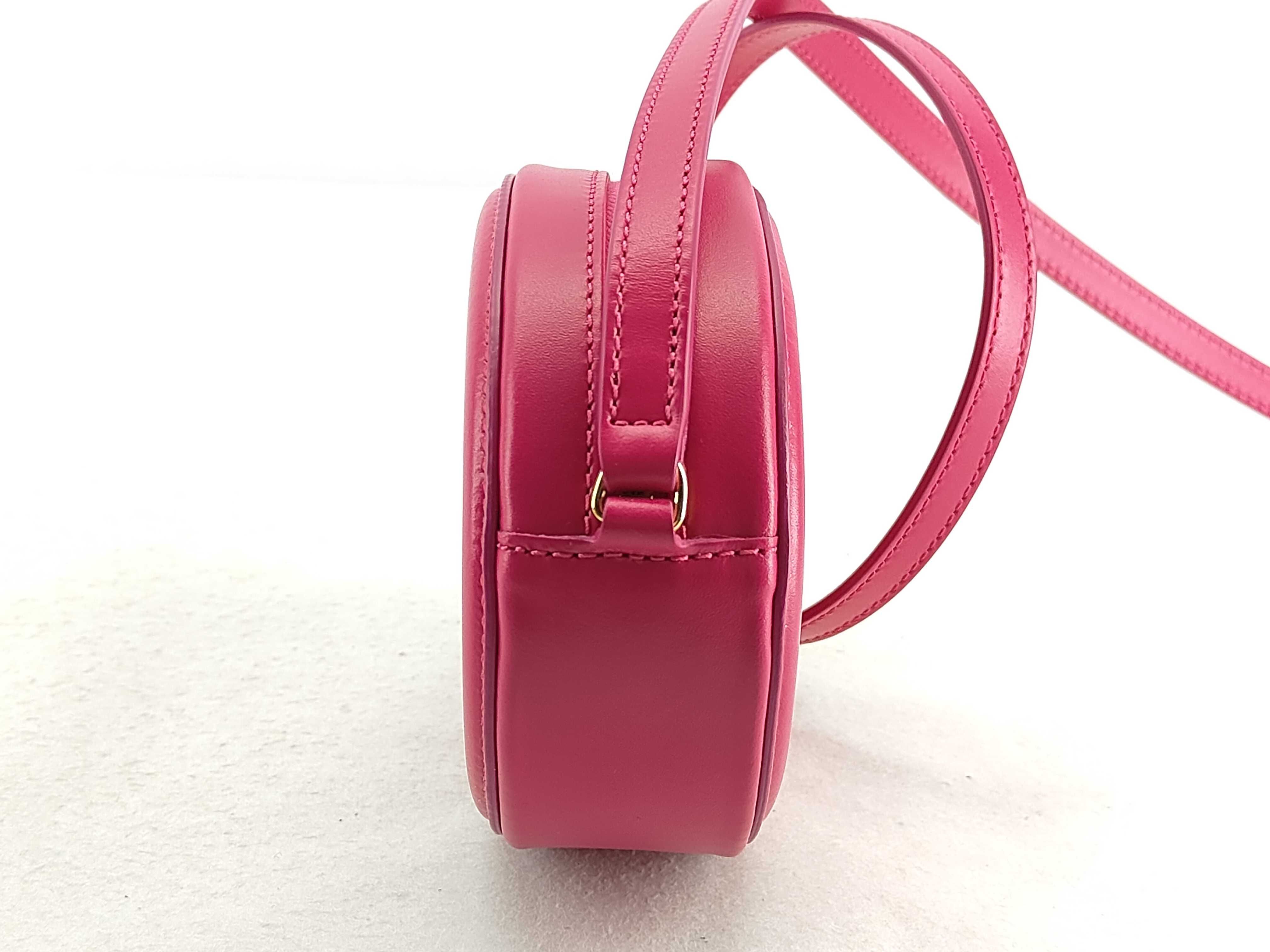 Oval Purse Cuir Triomphe Leather Shoulder Bag Pink Shoulder Bag — view 10
