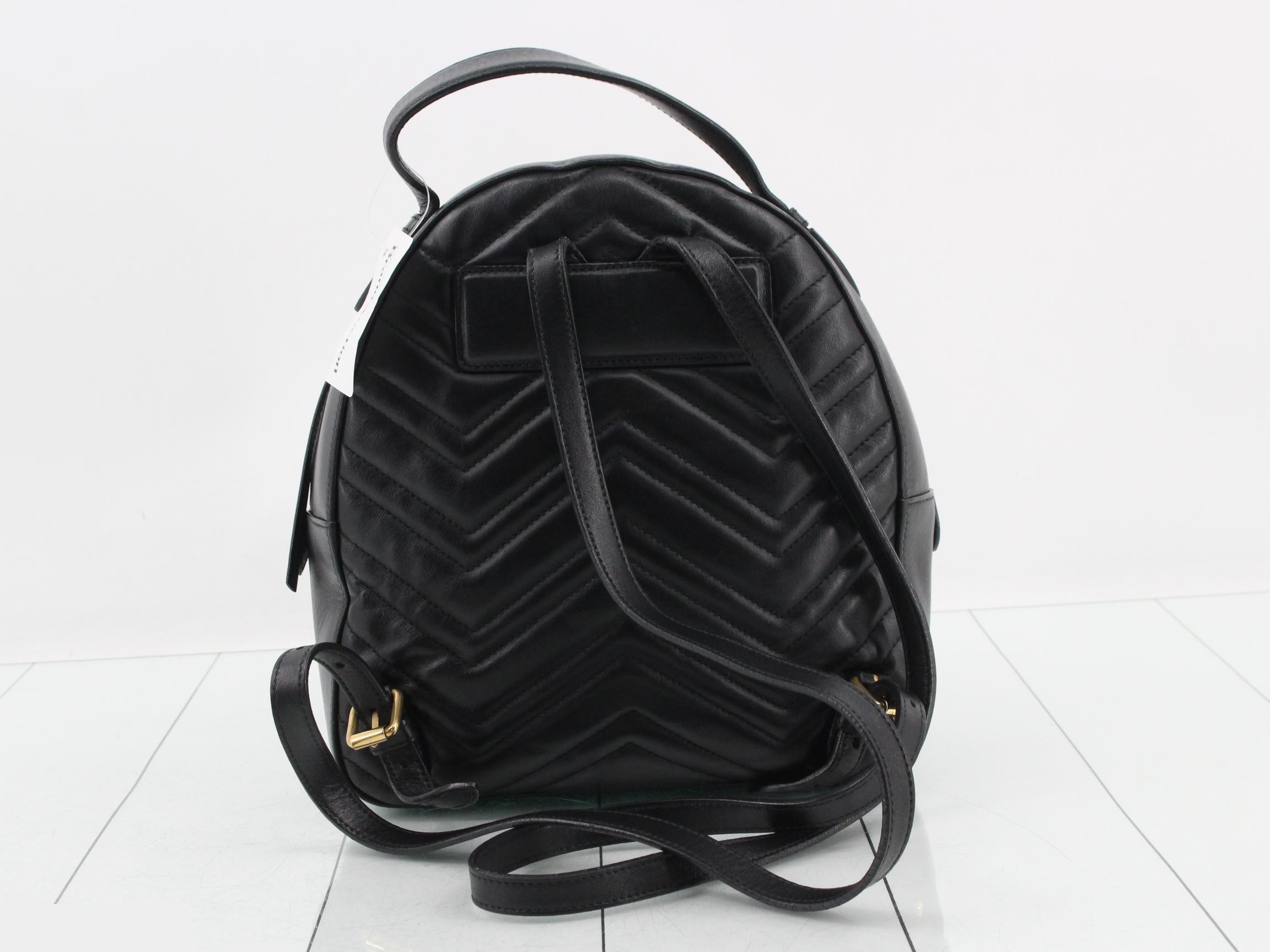 GG Marmont Quilted Backpack — view 2