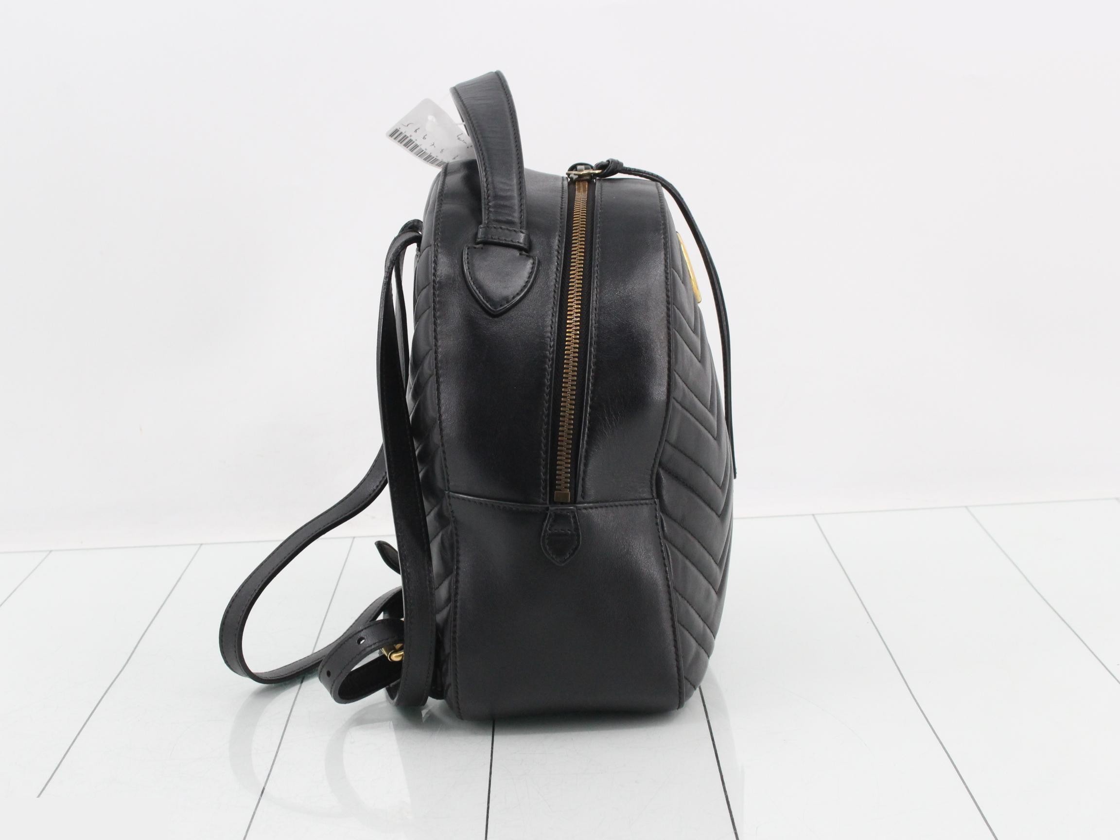 GG Marmont Quilted Backpack — view 4