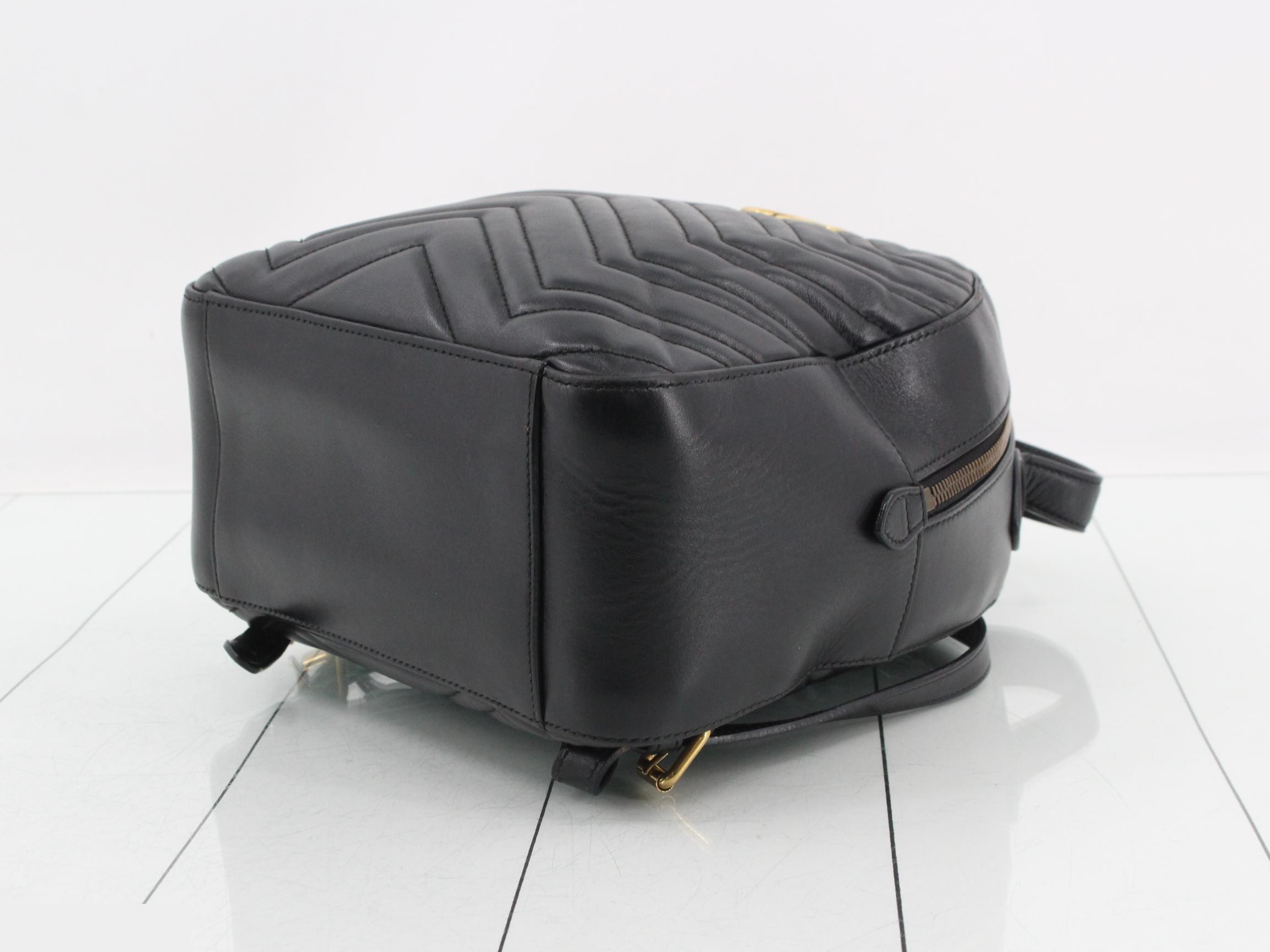 GG Marmont Quilted Backpack — view 6