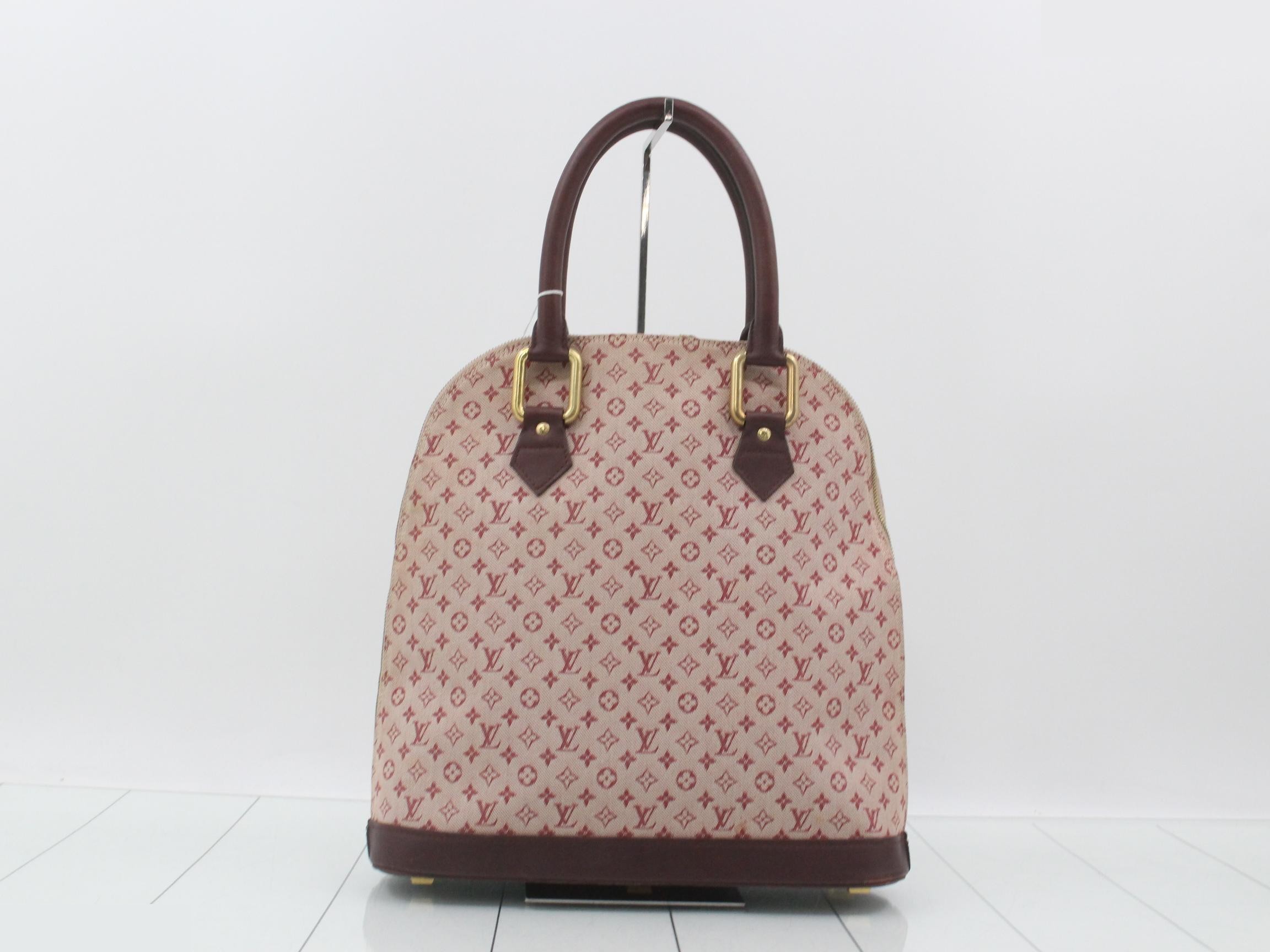 Monogram Mini Alma O Cerise Handbag — view 2