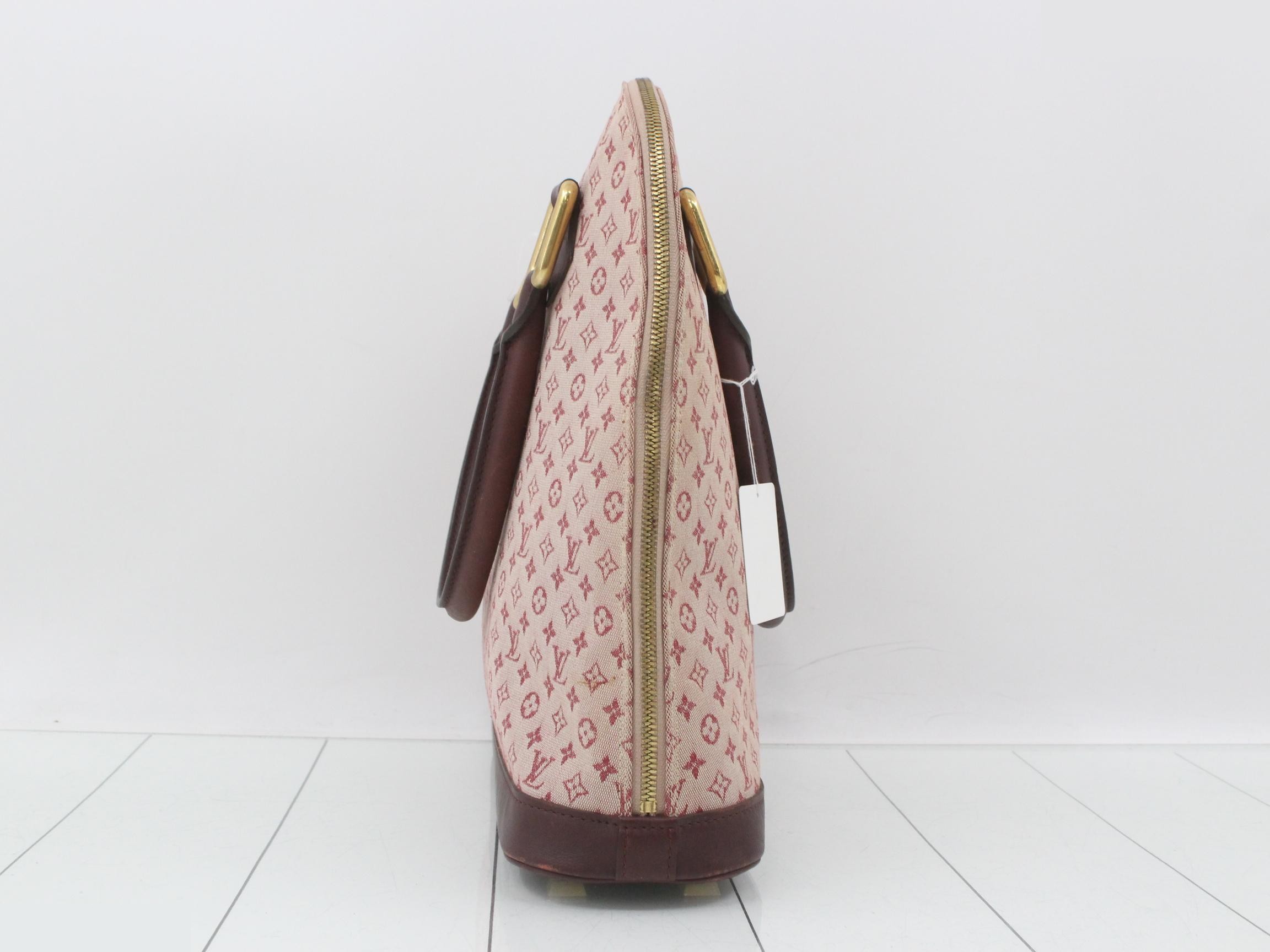 Monogram Mini Alma O Cerise Handbag — view 3