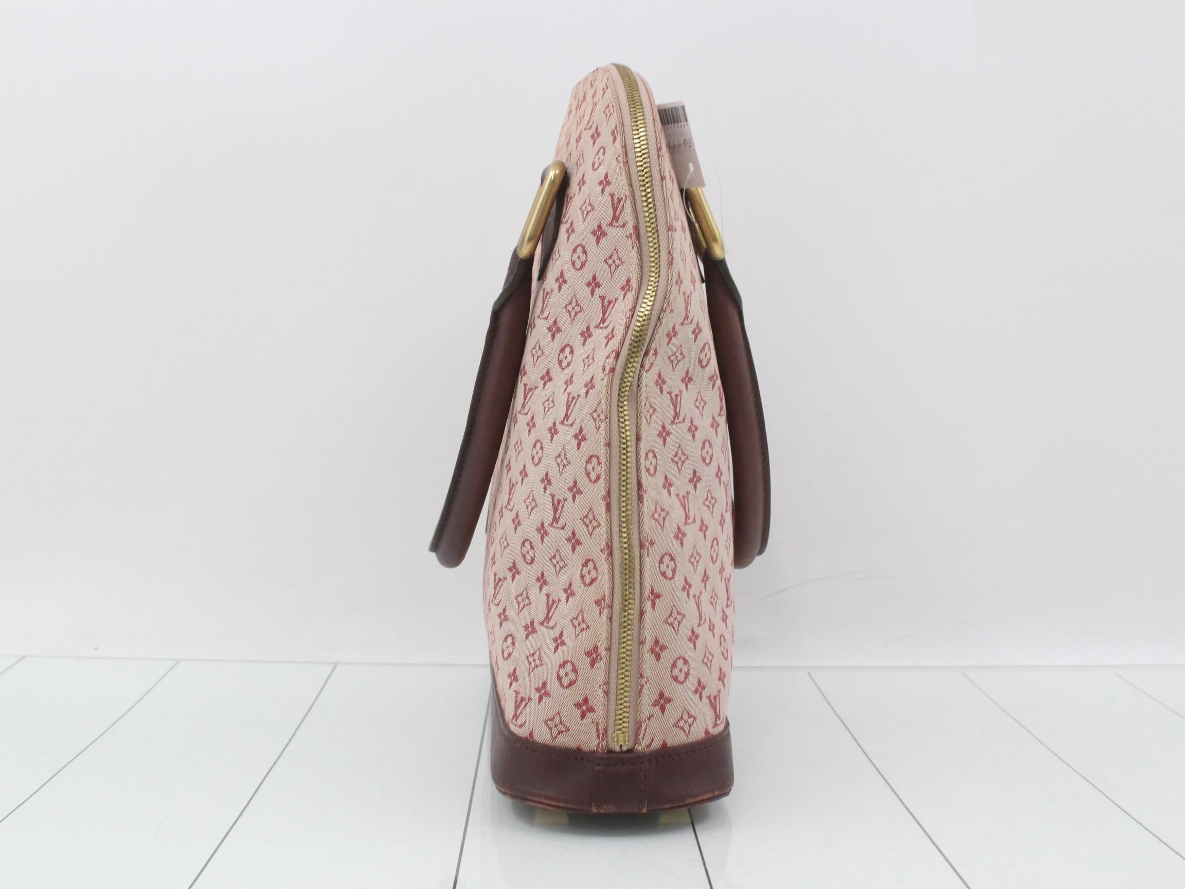 Monogram Mini Alma O Cerise Handbag — view 4