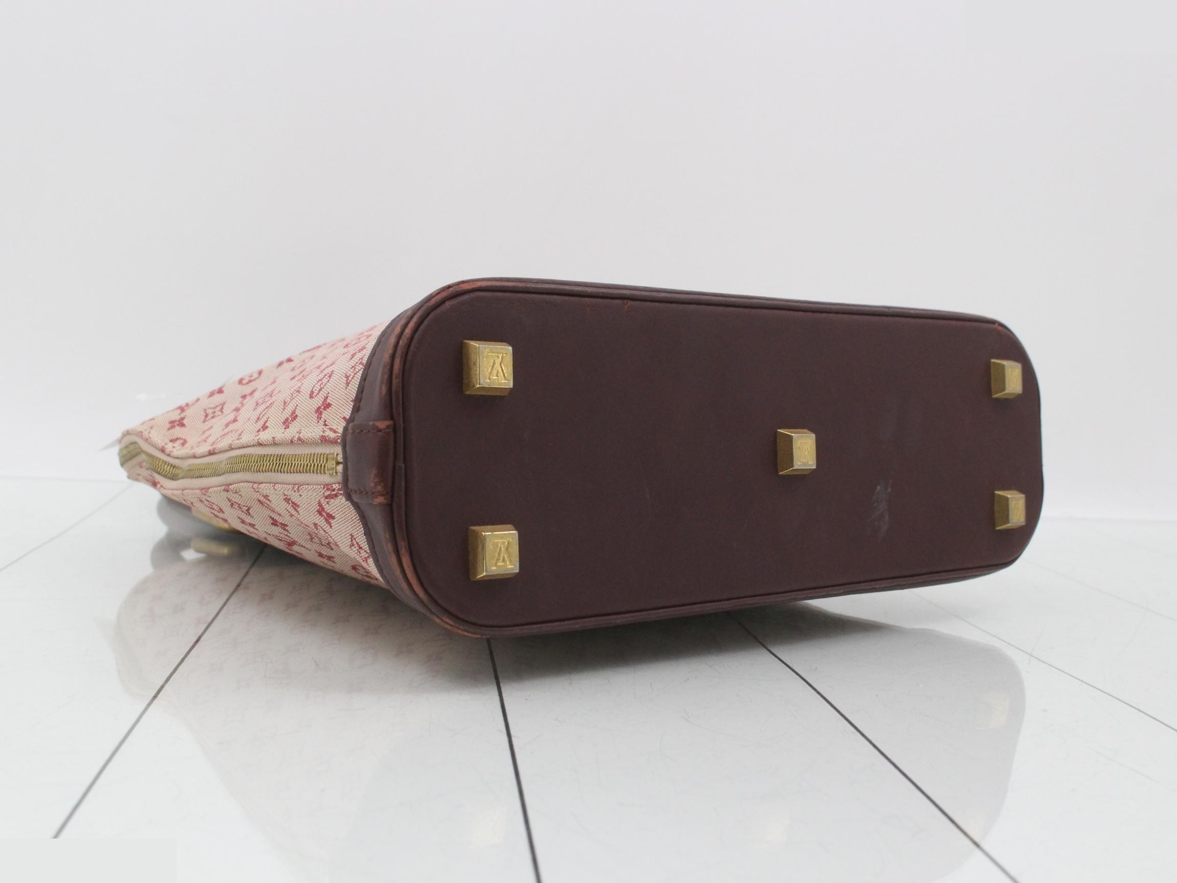 Monogram Mini Alma O Cerise Handbag — view 5