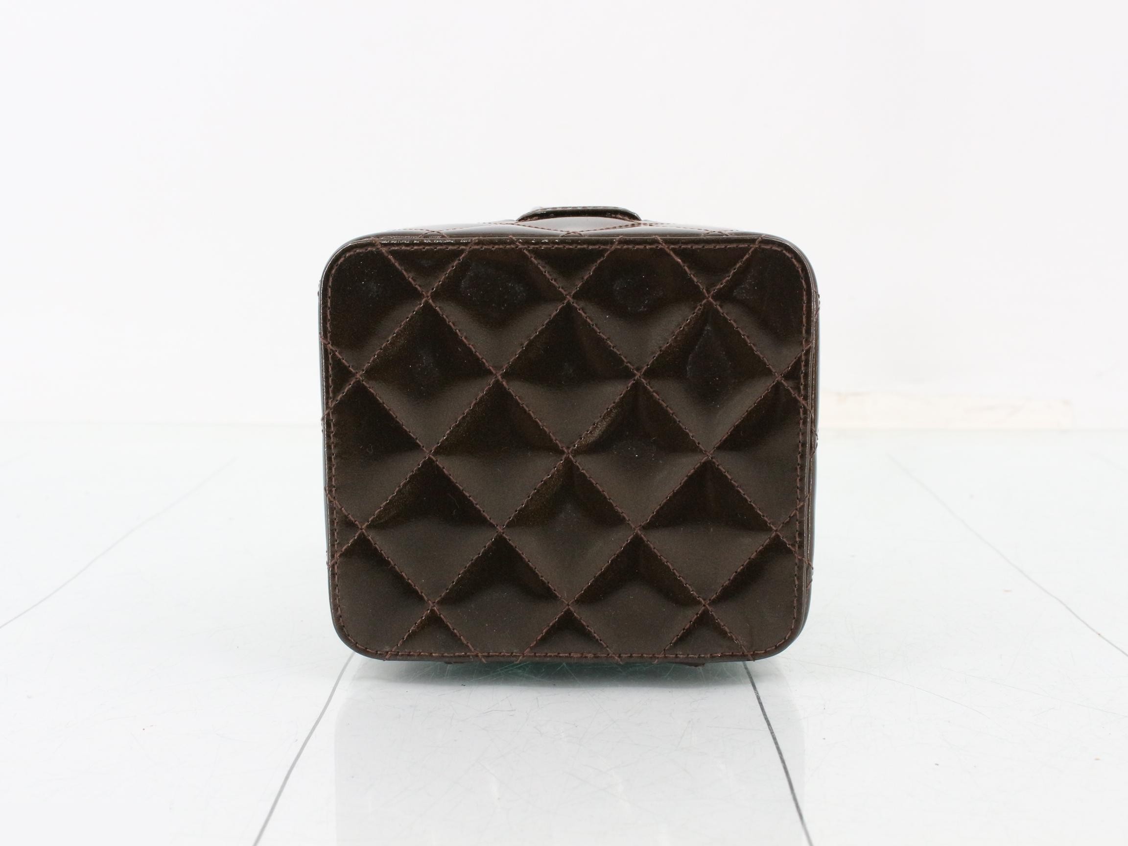 Matelassé/Enamel Mini Vanity Pouch, Series 3 — view 3