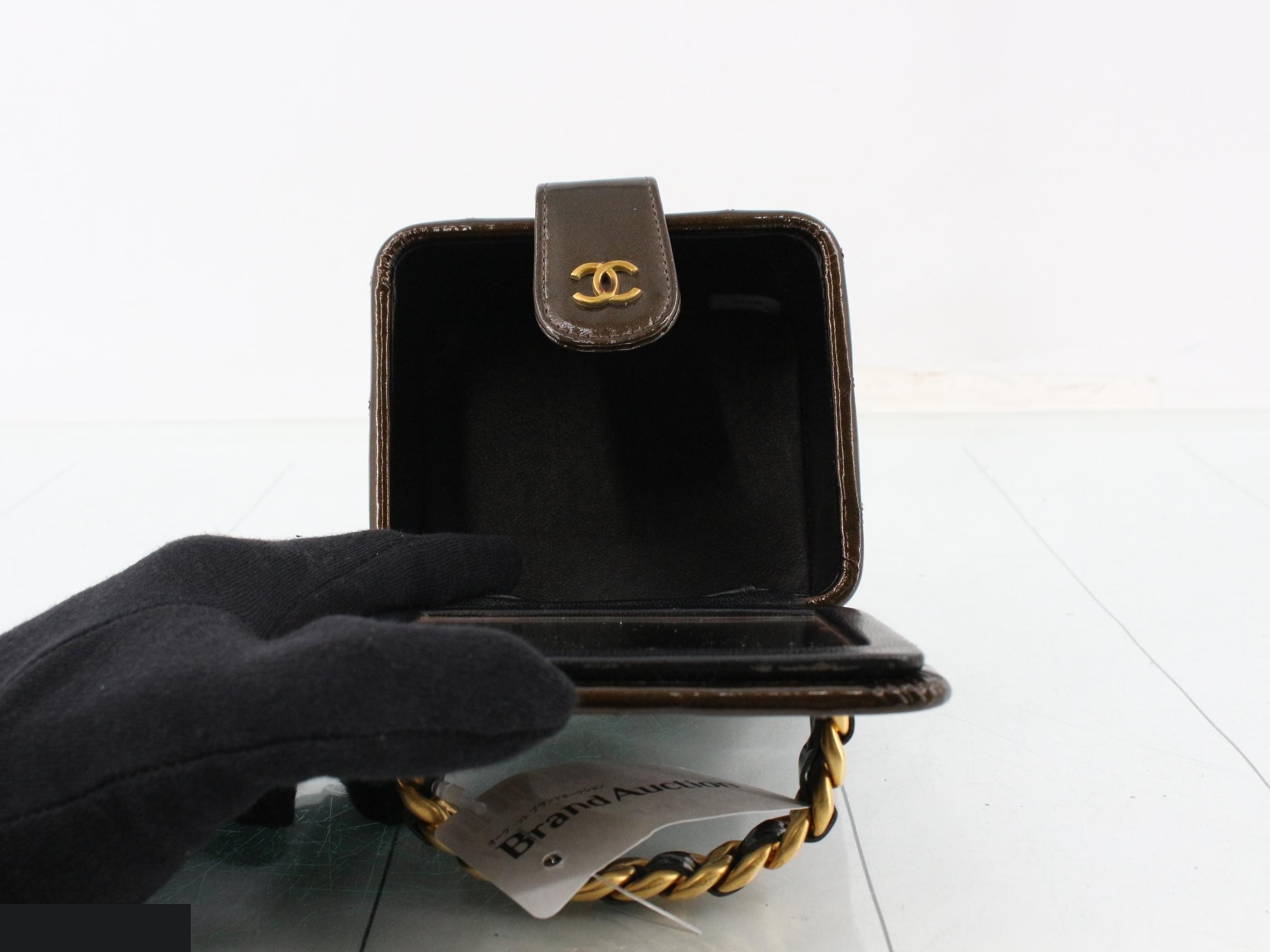 Matelassé/Enamel Mini Vanity Pouch, Series 3 — view 4