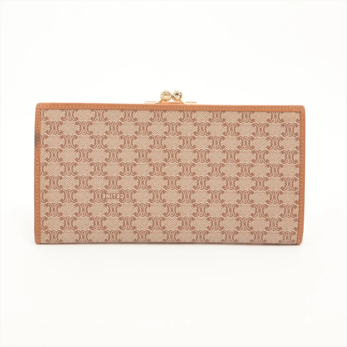 Macadam Leather Long Wallet Brown — view 2