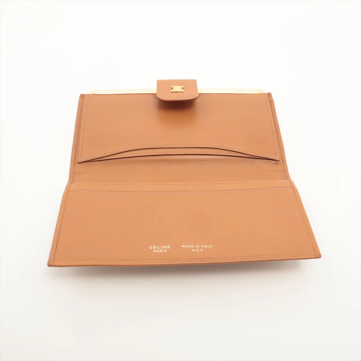 Macadam Leather Long Wallet Brown — view 3