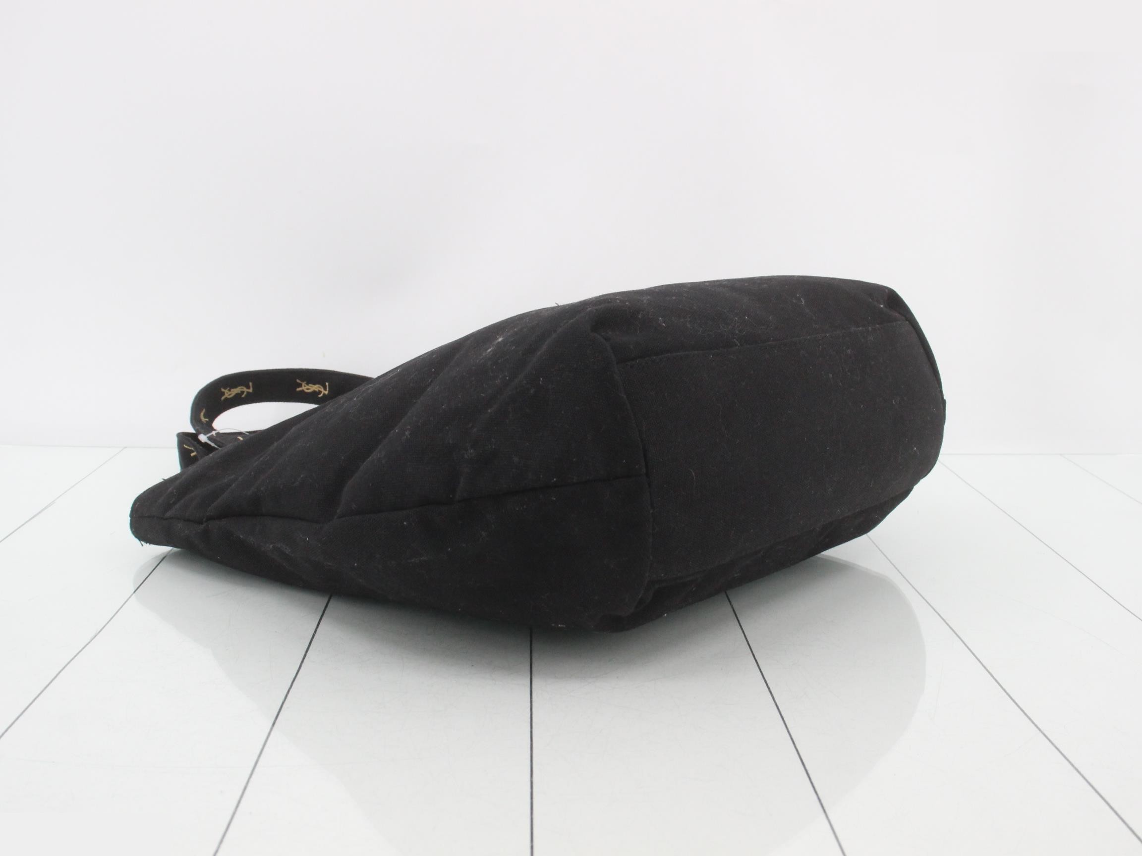 Canvas tote bag with brand logo, black. — view 5