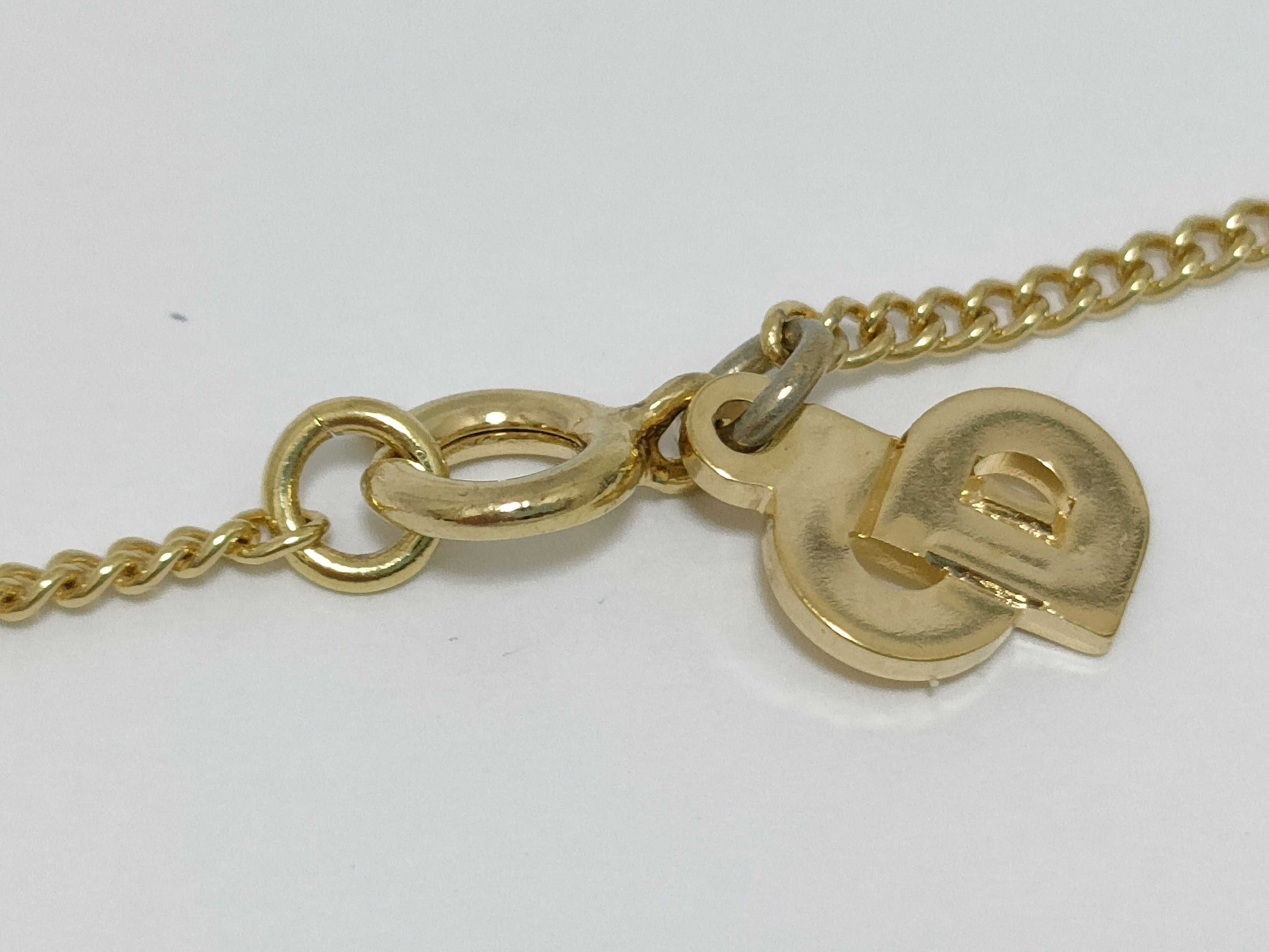 CD Heart Rhinestone Necklace — view 4