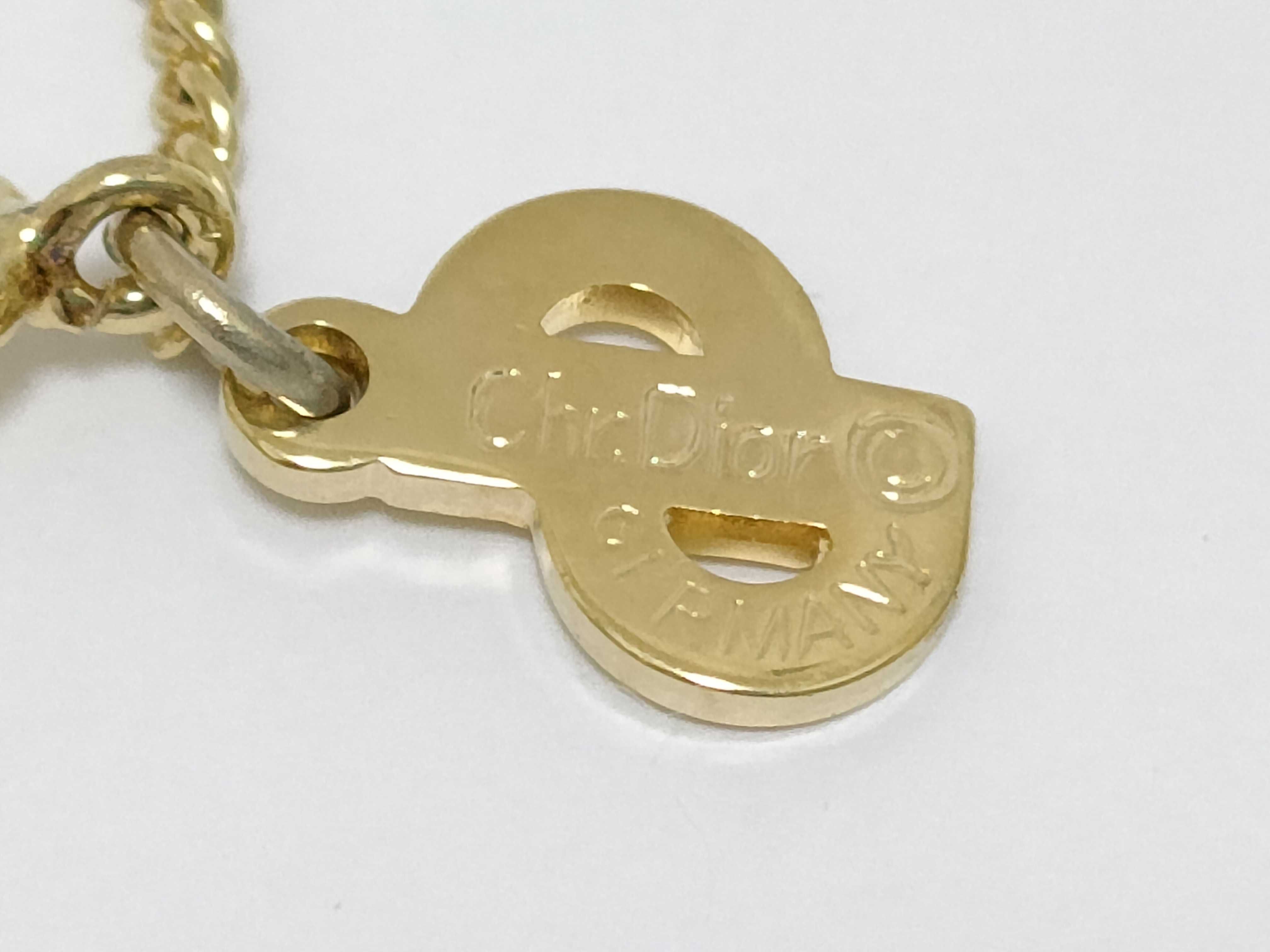 CD Heart Rhinestone Necklace — view 5