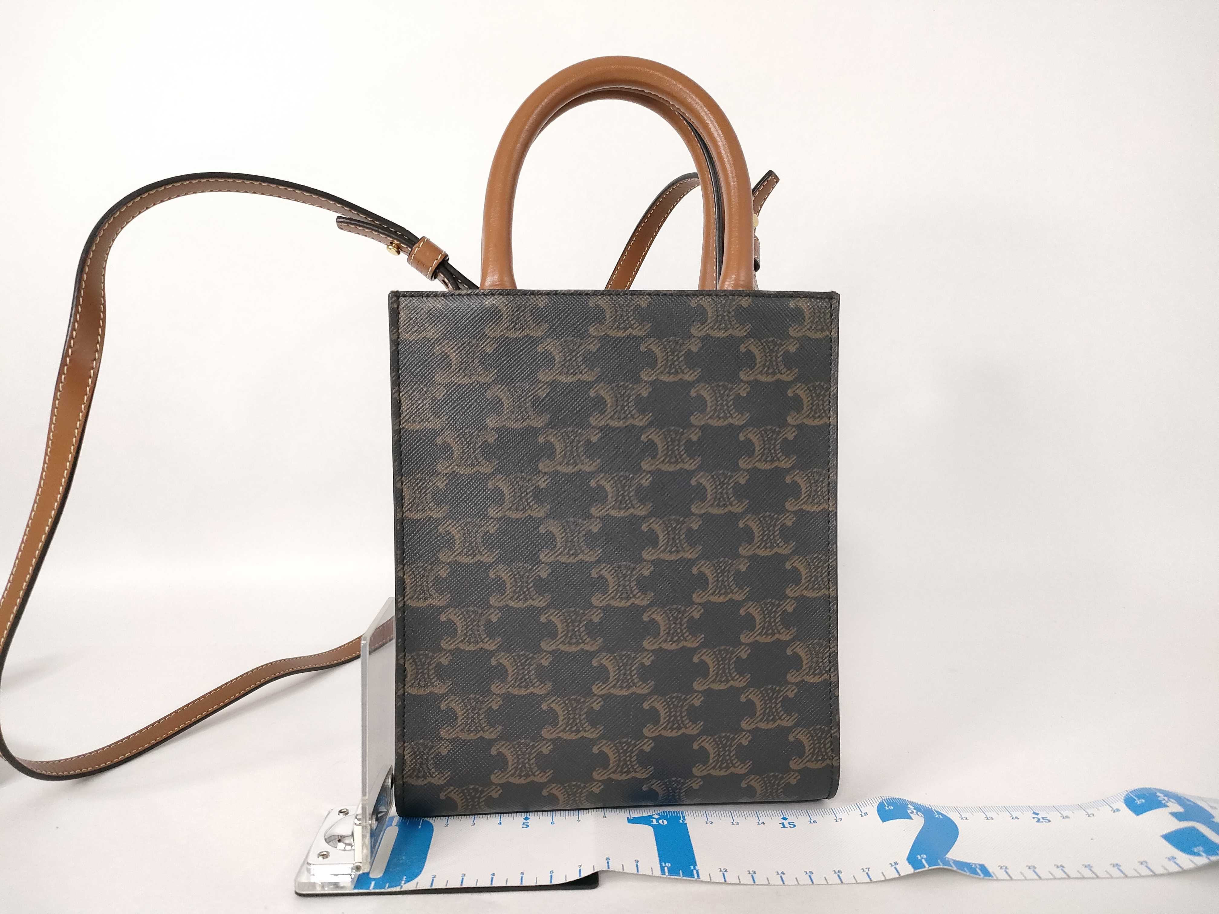 Triomphe Vertical Hippo Shoulder Handbag Shoulder Bag — view 2