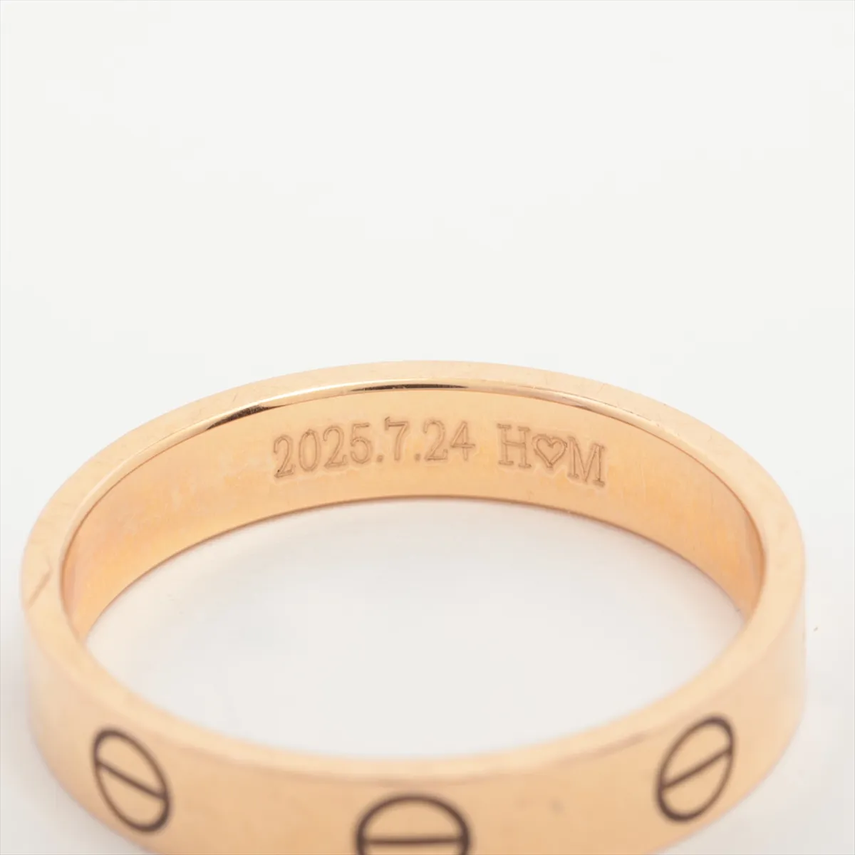 Mini Love Ring 750(PG) 3.4g 54 Initial 834DVM Dirty — view 4