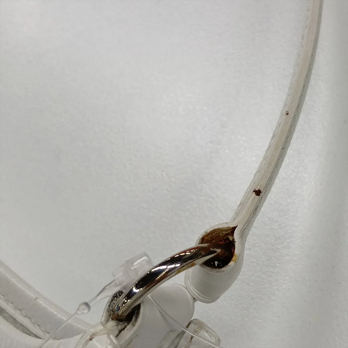 Evelyne 16 TPM Amazon Veau Epsom White Silver Hardware I: 2005 — view 10