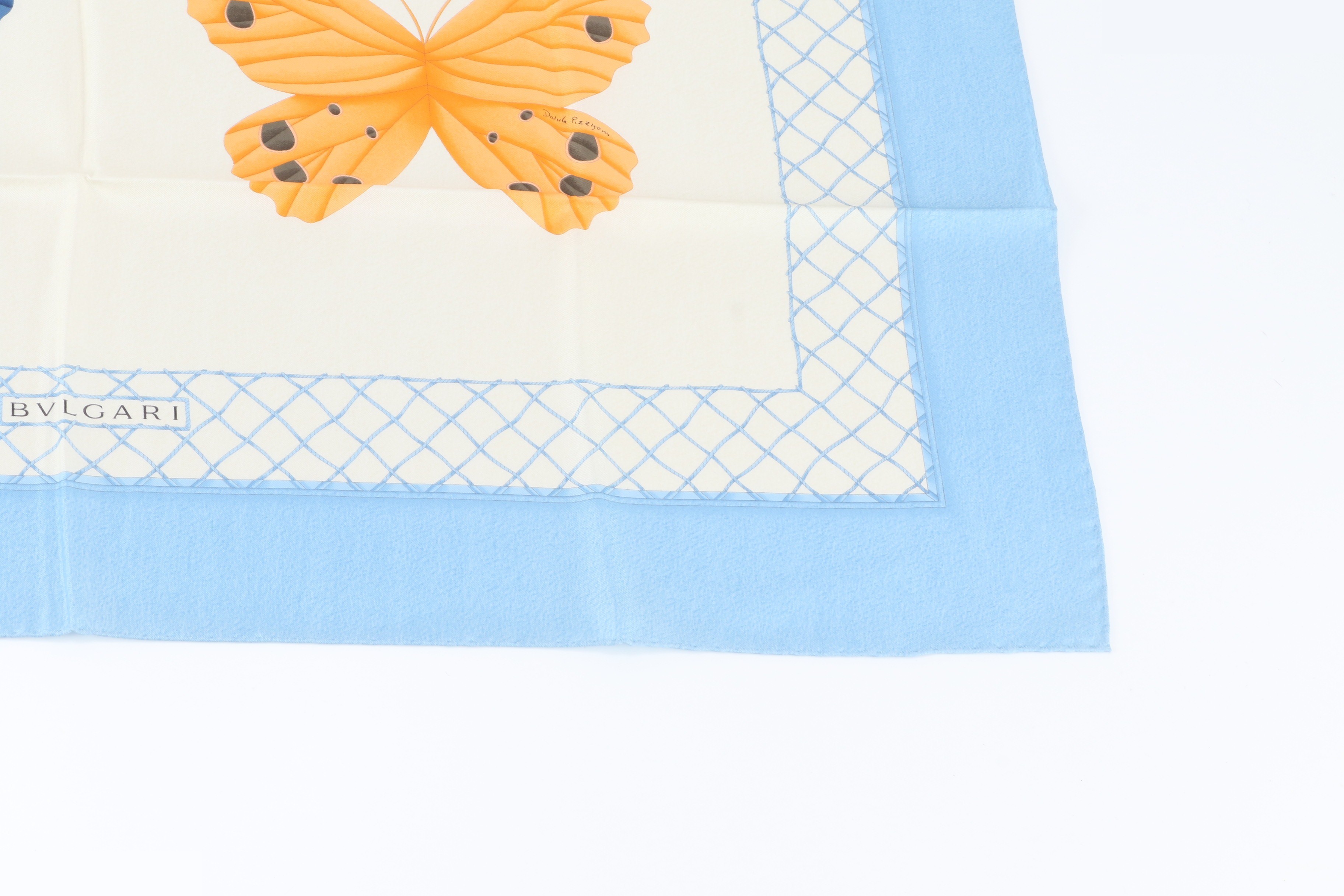 100% Silk Scarf with Tag — view 5