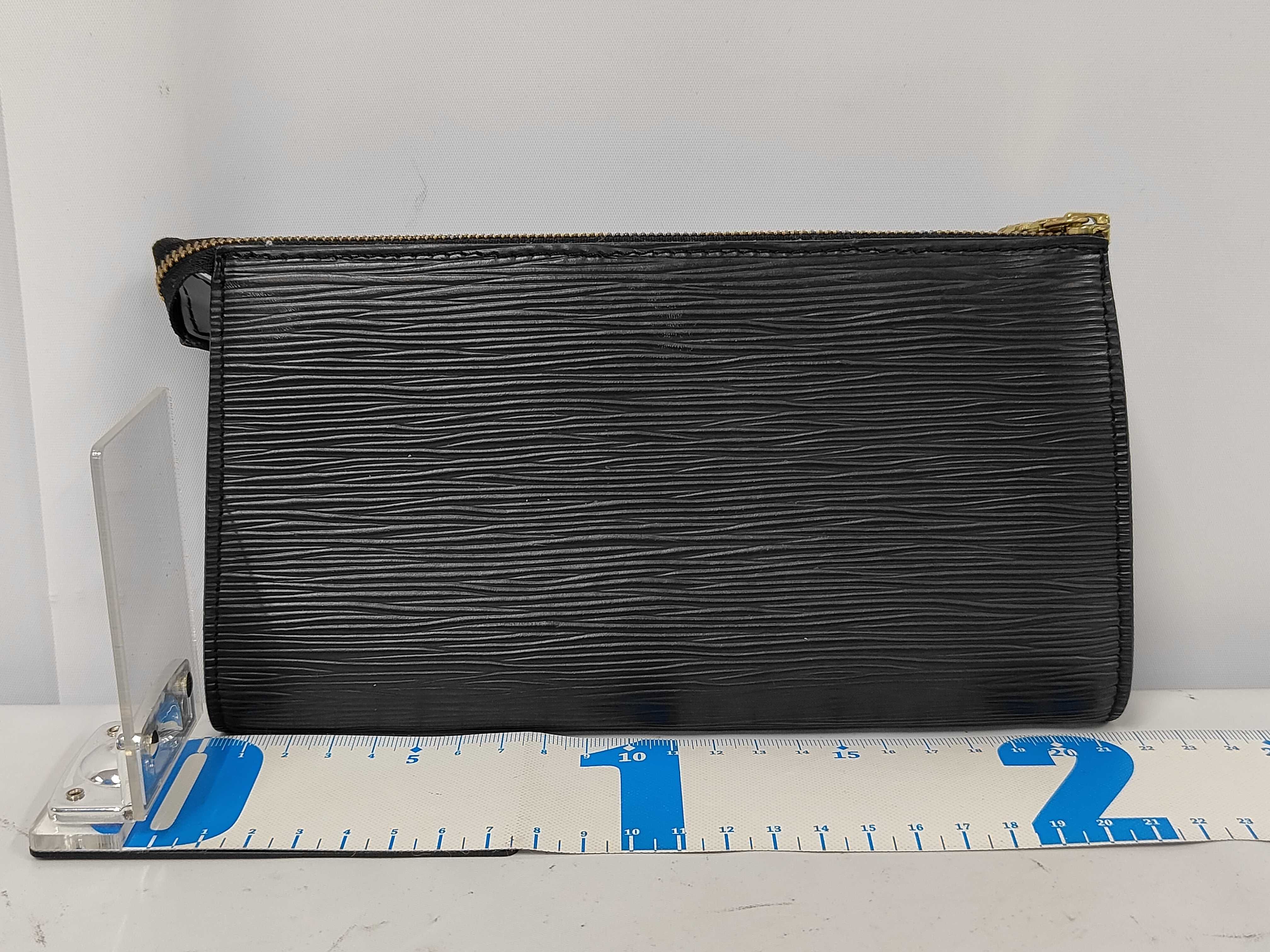 Epi Leather Accessories Black Bag Box Pouch — view 2