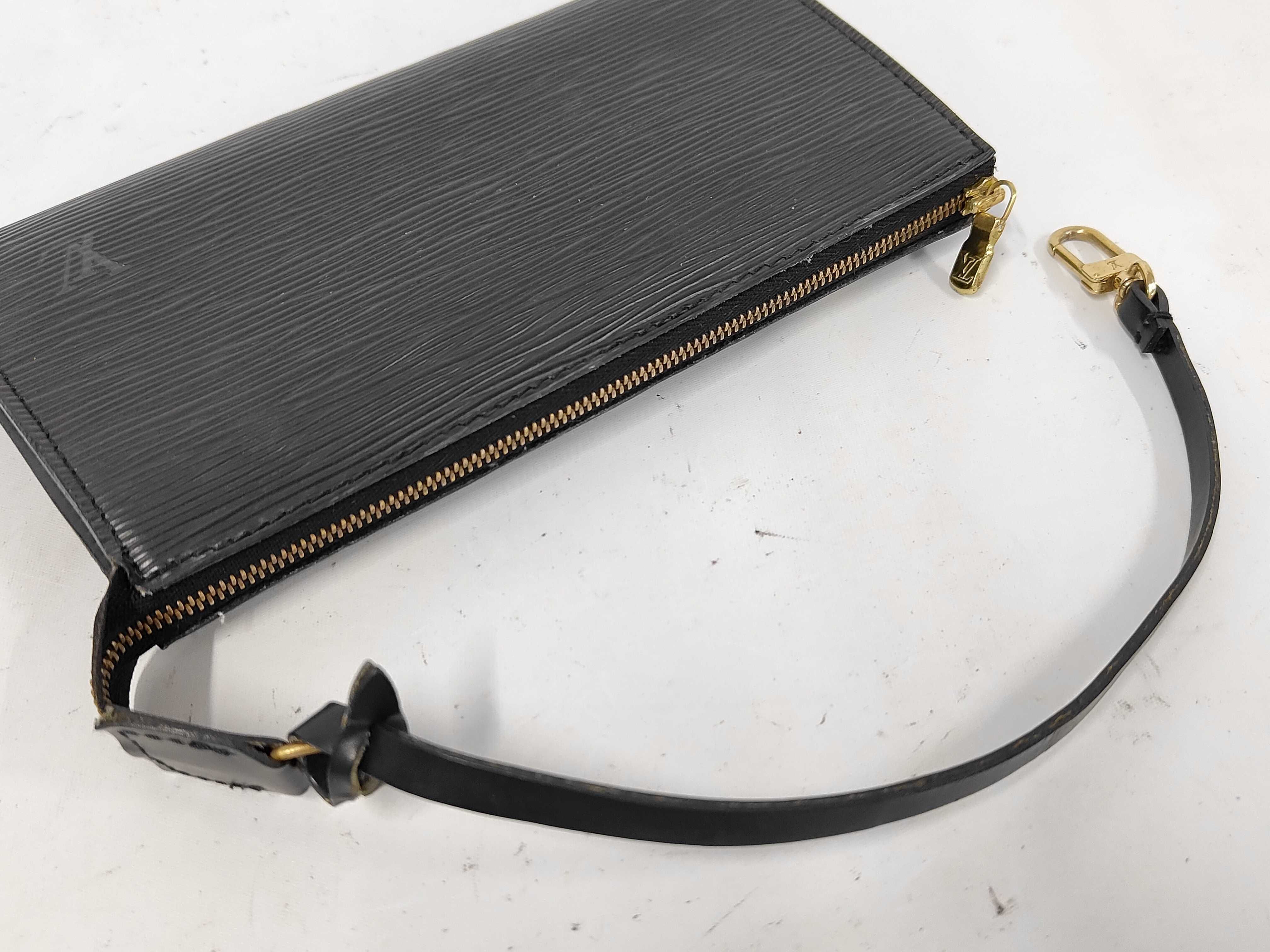 Epi Leather Accessories Black Bag Box Pouch — view 3