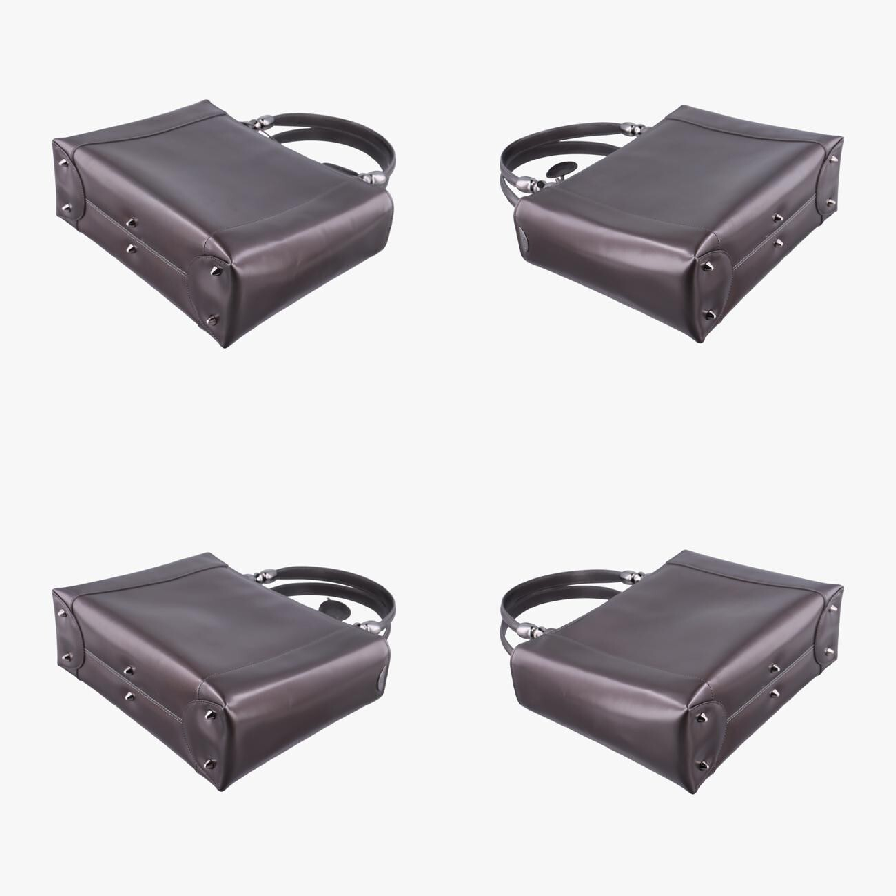 Maris Pearl Grey Enamel Handbag MA-0939 — view 4