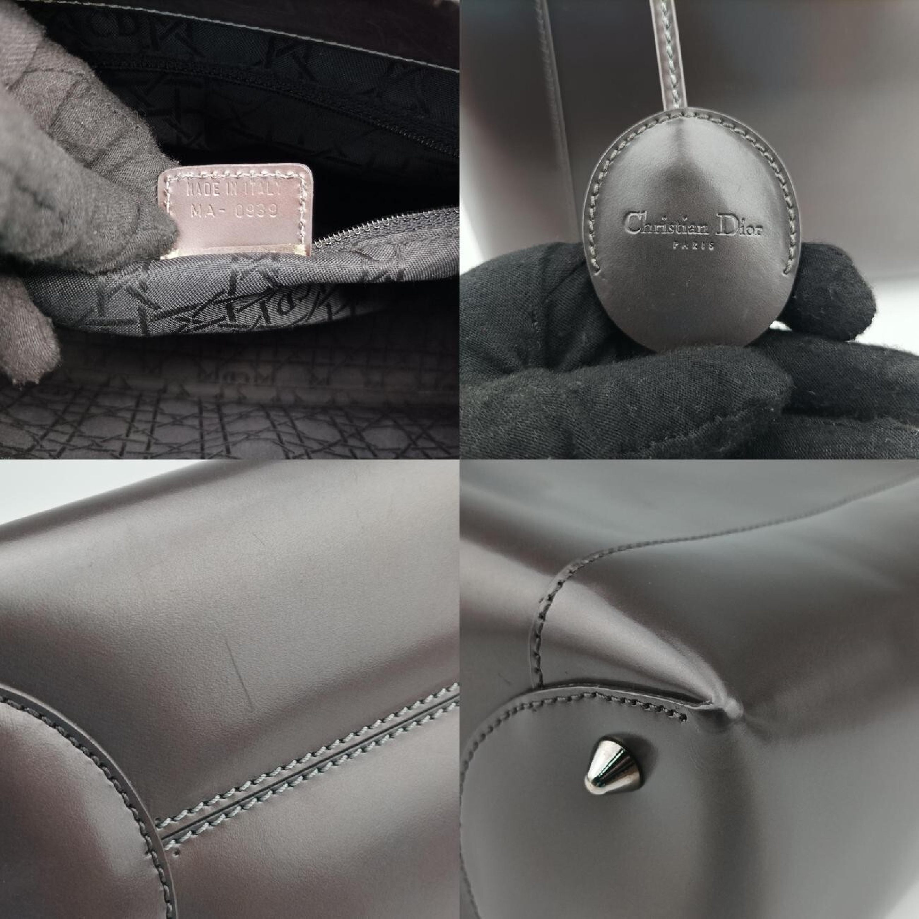 Maris Pearl Grey Enamel Handbag MA-0939 — view 8