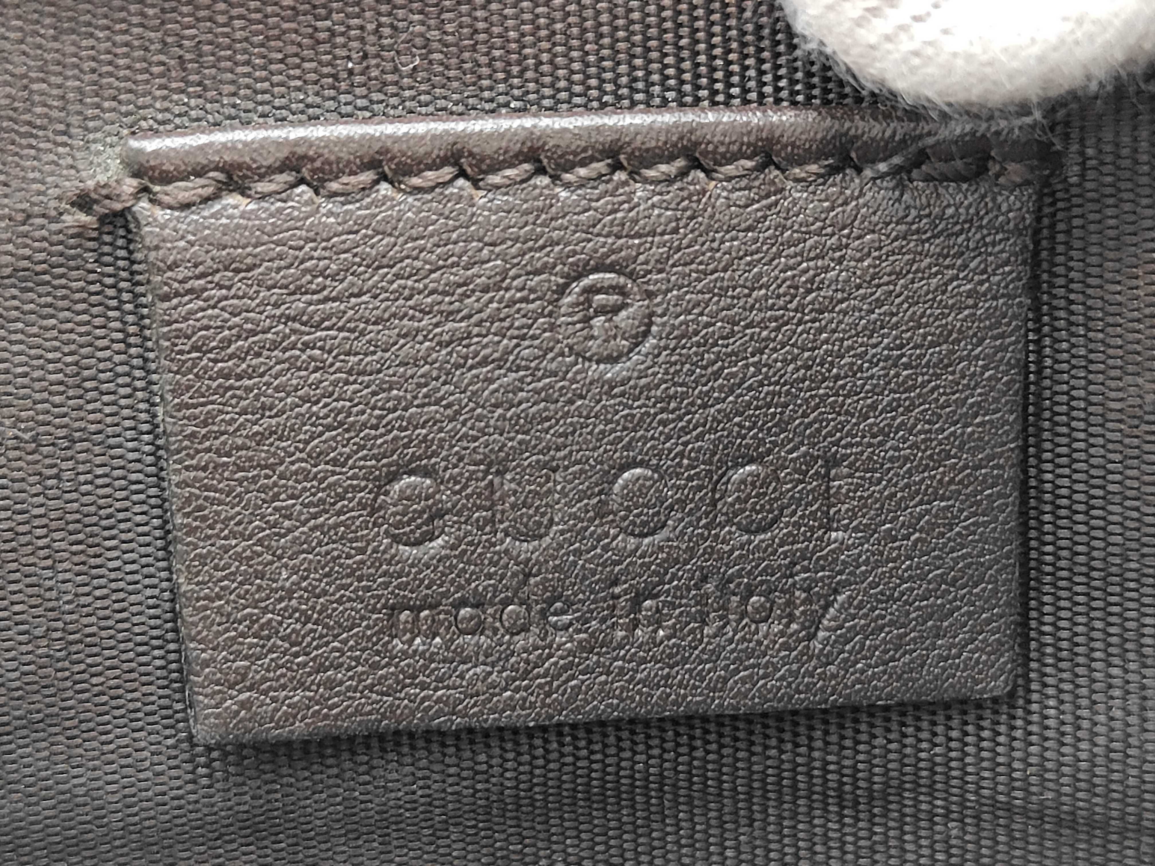 GG pattern PVC round zipper long wallet — view 6