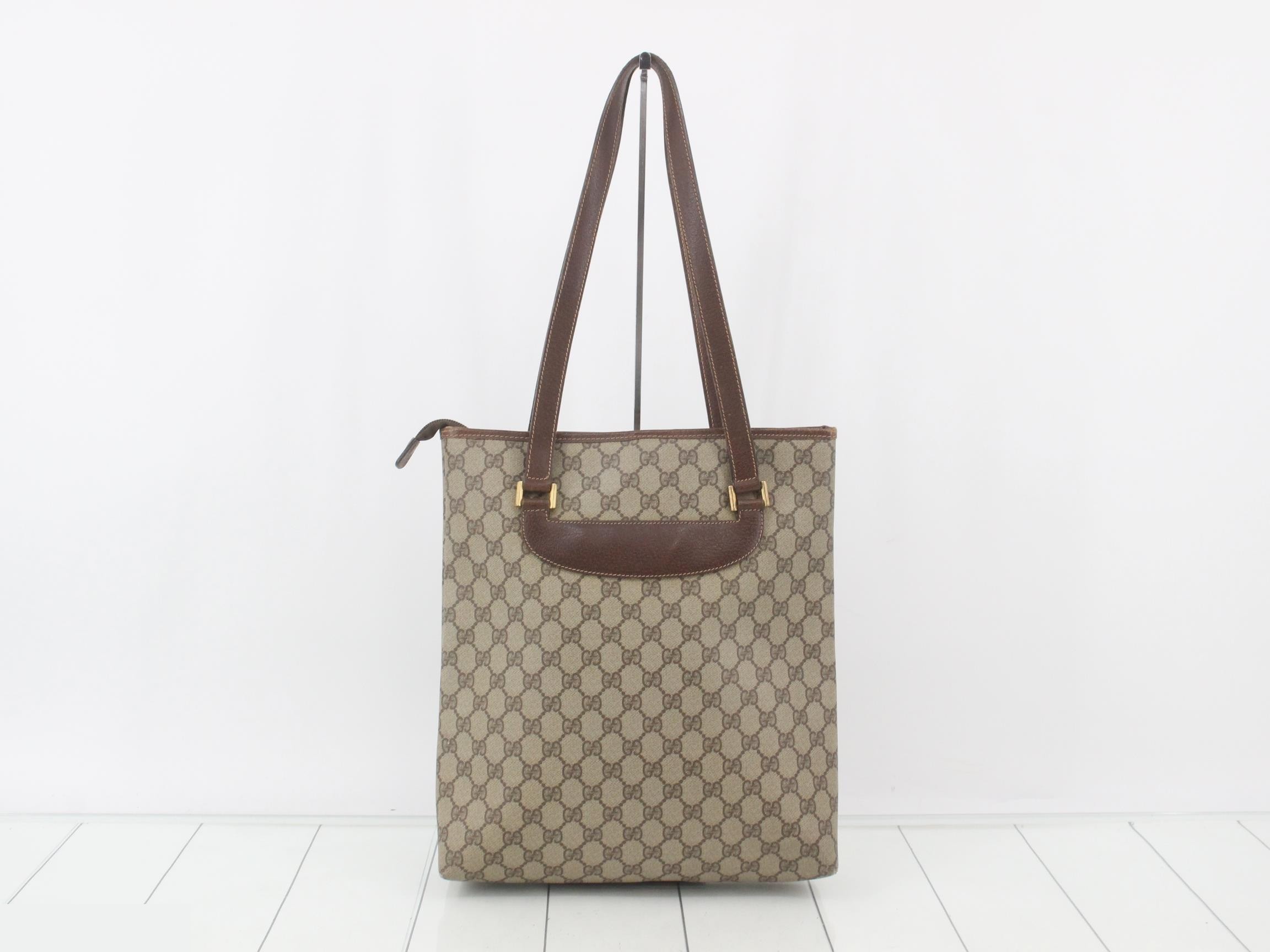 002 39 6130 8039 Tote bag GG Supreme Beige Leather — view 2